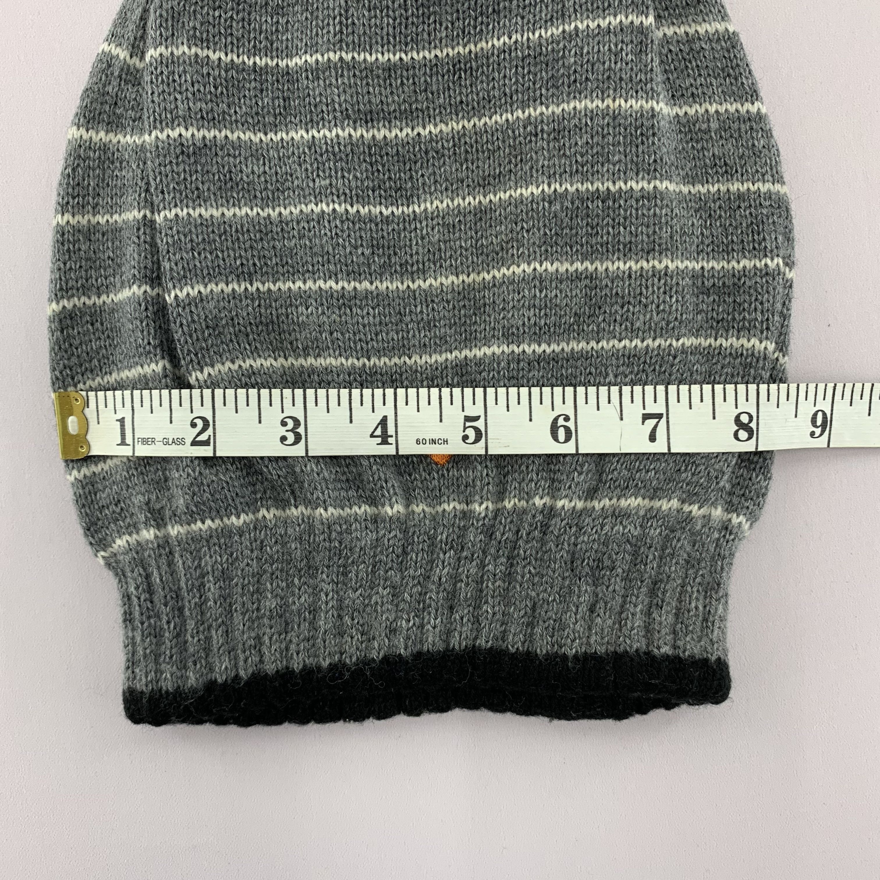 Descente Descente Beanie Striped Grey Size ONE SIZE - 5 Thumbnail