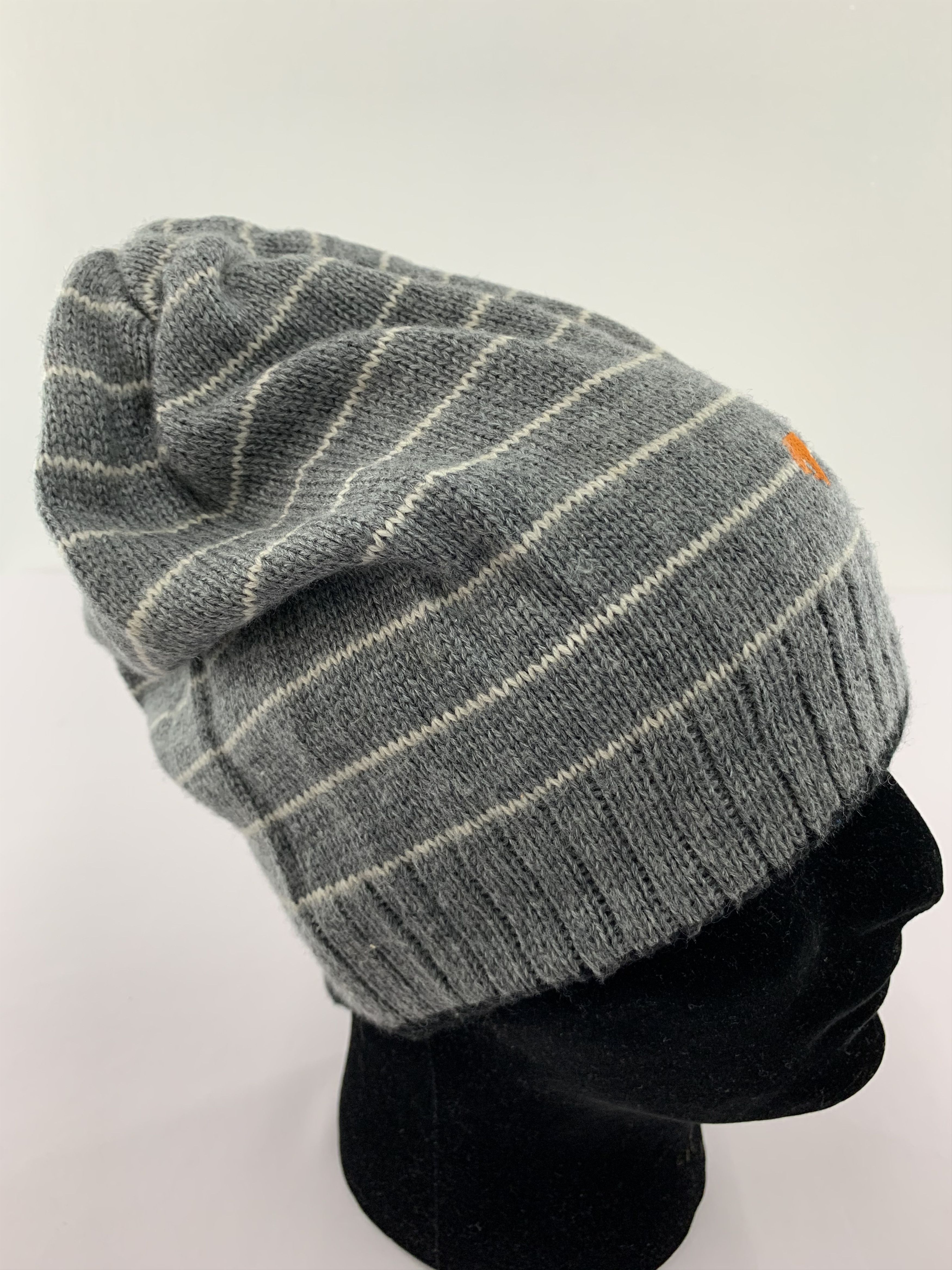 Descente Descente Beanie Striped Grey Size ONE SIZE - 4 Thumbnail