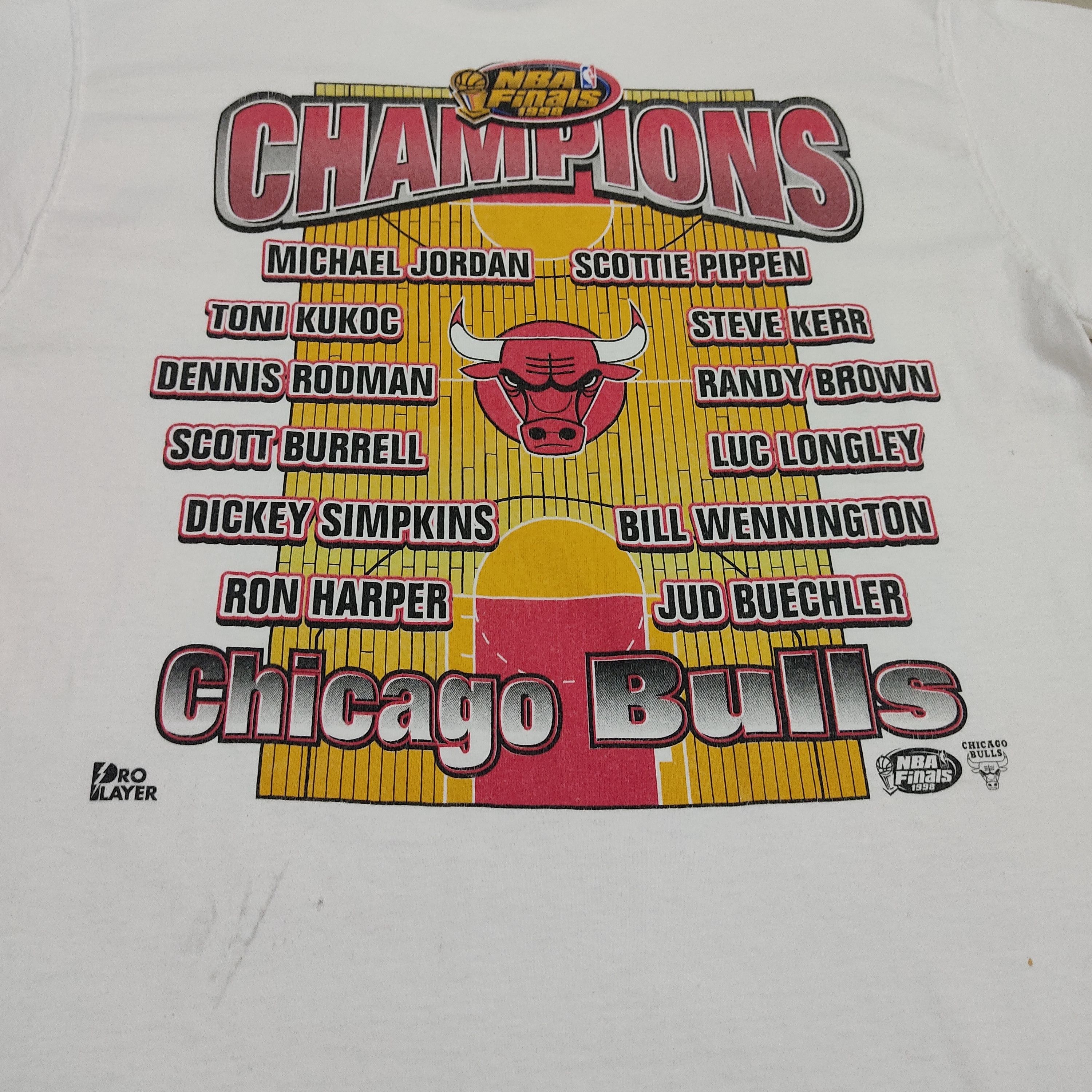 Fruit Of The Loom Vintage 6 Time Championship NBA Finals 1998 Size US M / EU 48-50 / 2 - 6 Thumbnail
