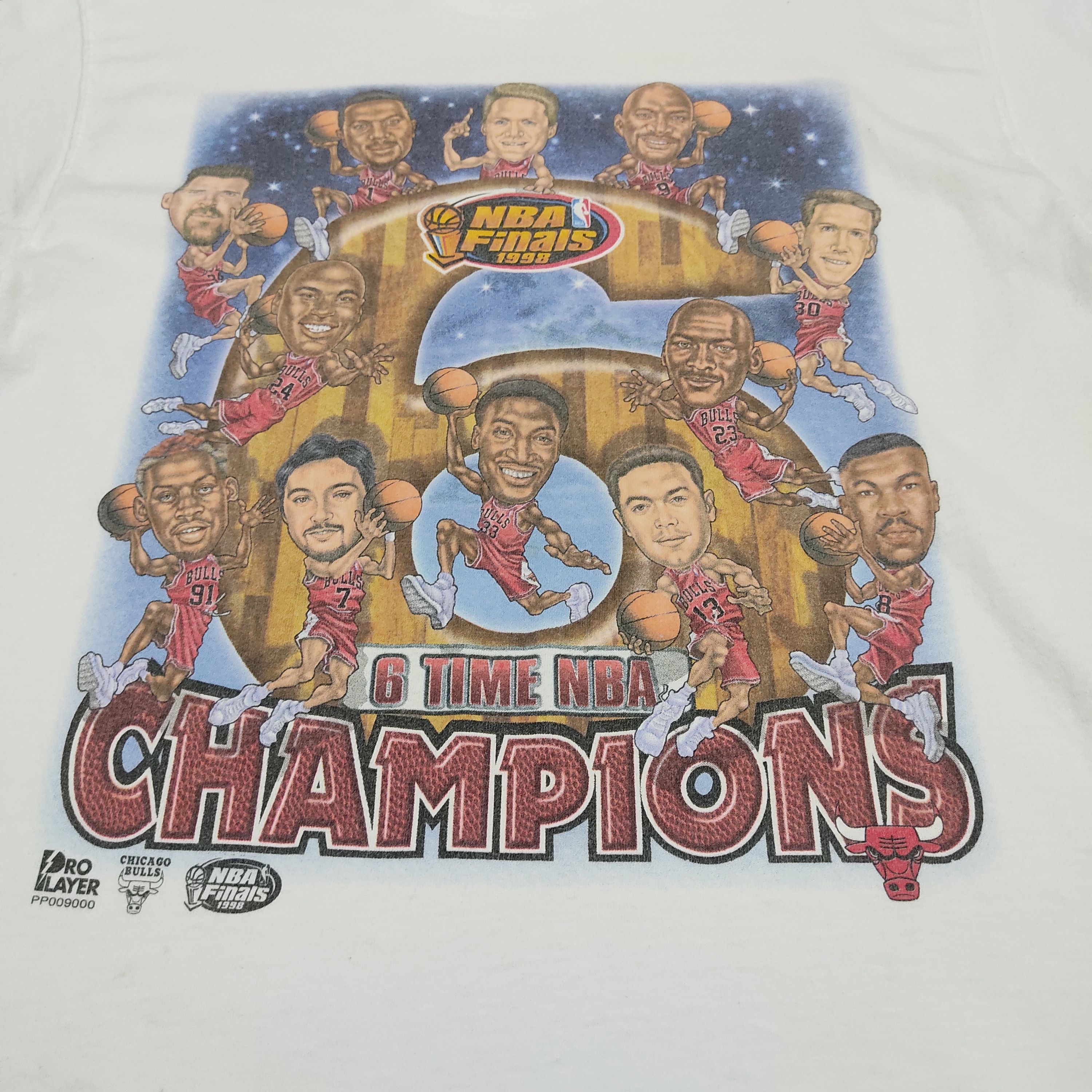 Fruit Of The Loom Vintage 6 Time Championship NBA Finals 1998 Size US M / EU 48-50 / 2 - 5 Thumbnail