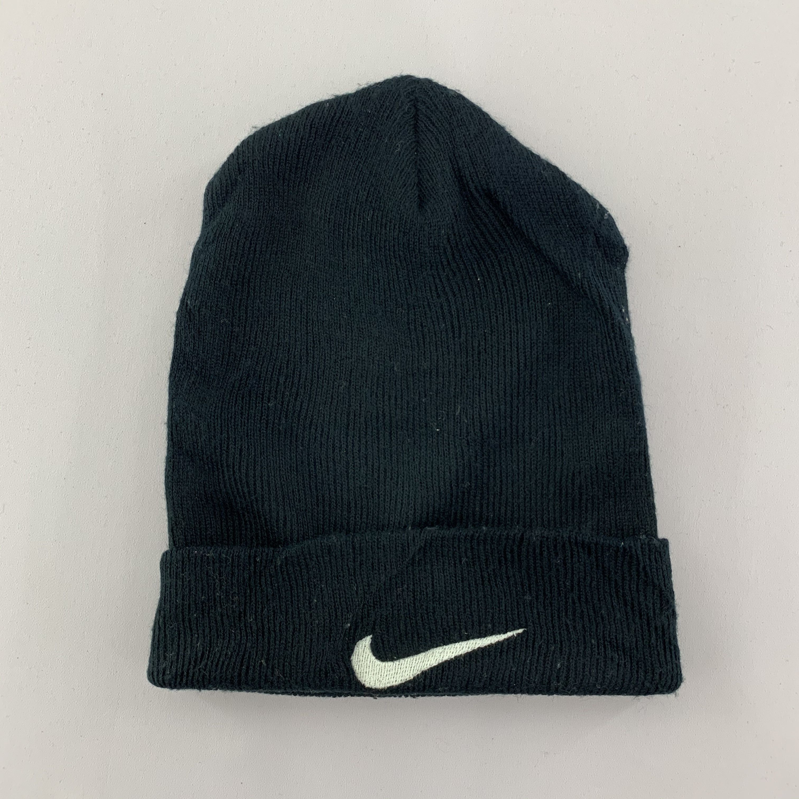 Nike Vintage 90s Nike Swoosh Beanie Hat Size ONE SIZE - 1 Thumbnail