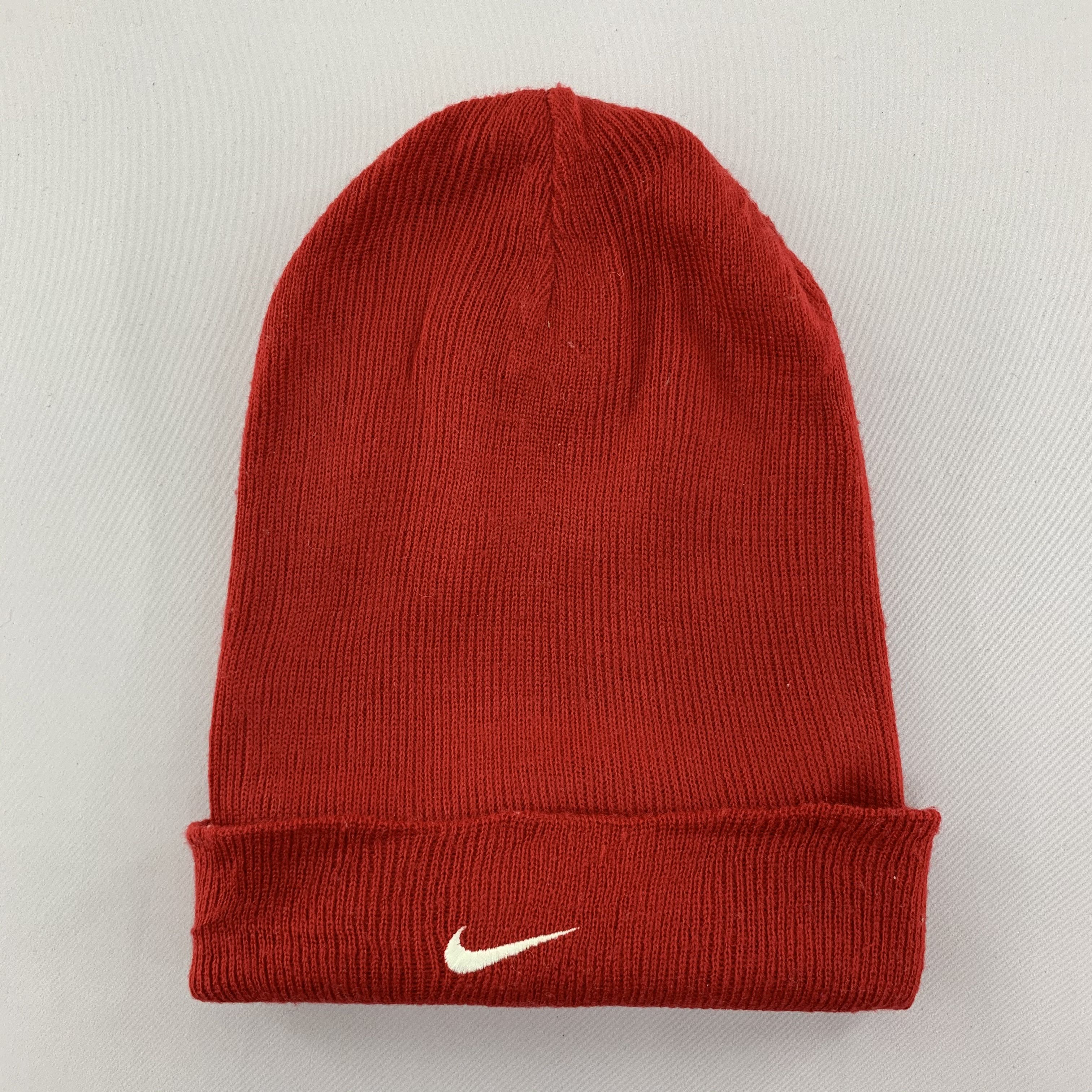 Nike Vintage 90s Nike Beanie Hat Size ONE SIZE - 1 Thumbnail