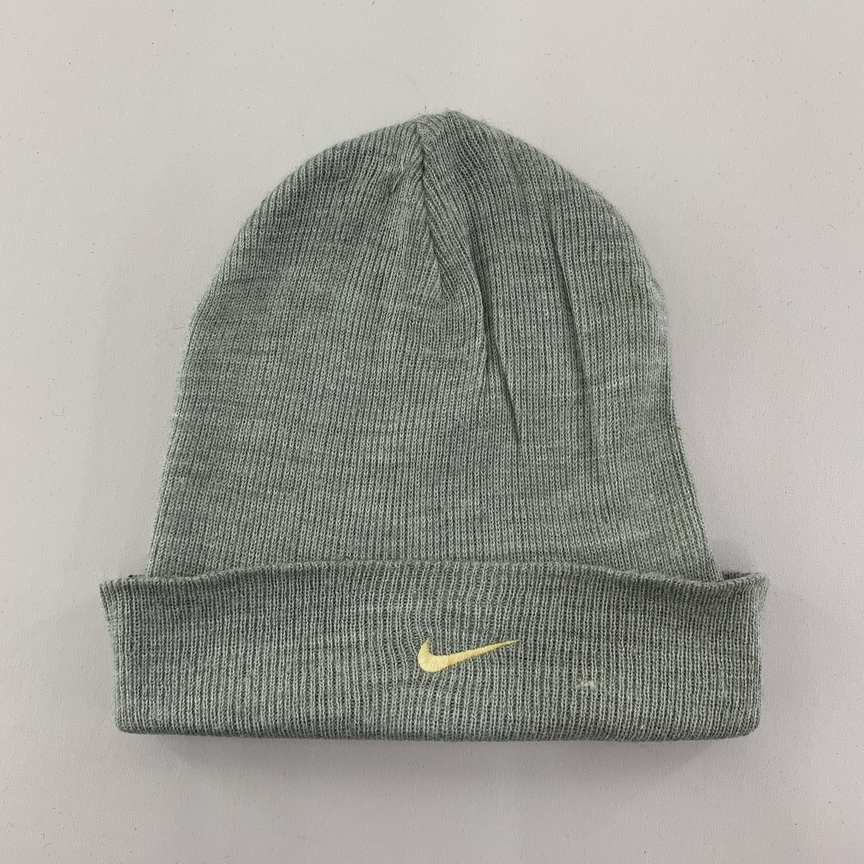 Nike Vintage 90s Nike Swoosh Beanie Hat Size ONE SIZE - 1 Thumbnail