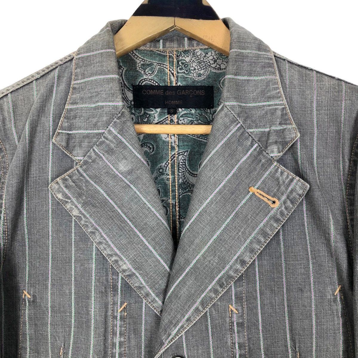 Comme des Garcons Homme Vintage Comme Des Garcons Homme 2003SS Chore Jacket Light Size US S / EU 44-46 / 1 - 10 Thumbnail