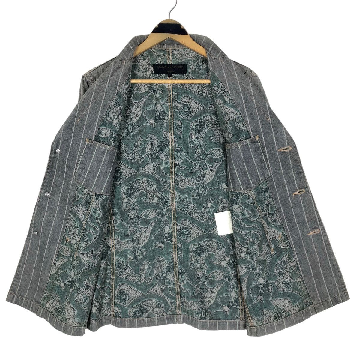 Comme des Garcons Homme Vintage Comme Des Garcons Homme 2003SS Chore Jacket Light Size US S / EU 44-46 / 1 - 16 Thumbnail