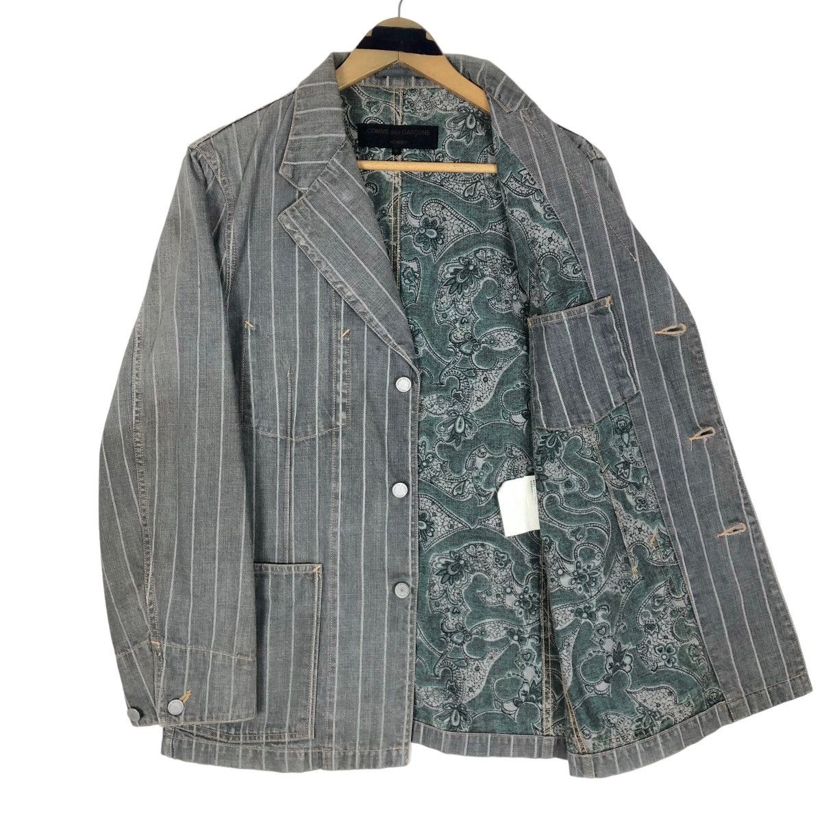 Comme des Garcons Homme Vintage Comme Des Garcons Homme 2003SS Chore Jacket Light Size US S / EU 44-46 / 1 - 15 Thumbnail