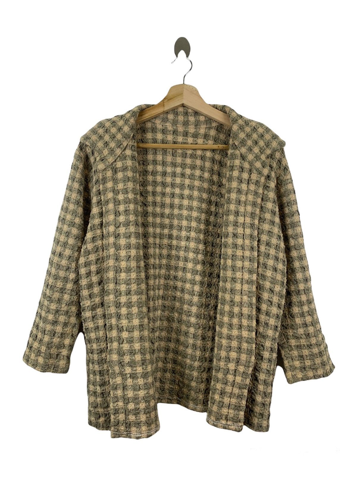Issey Miyake Issey miyake button plate check jacket Size US M / EU 48-50 / 2 - 4 Thumbnail