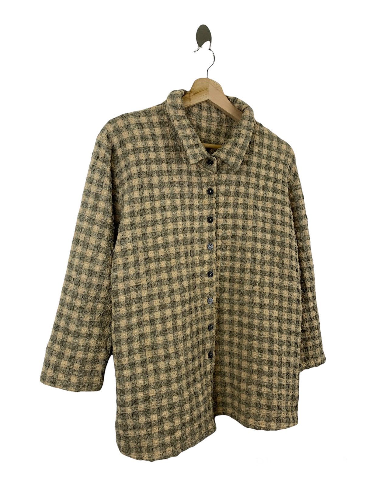 Issey Miyake Issey miyake button plate check jacket Size US M / EU 48-50 / 2 - 3 Thumbnail
