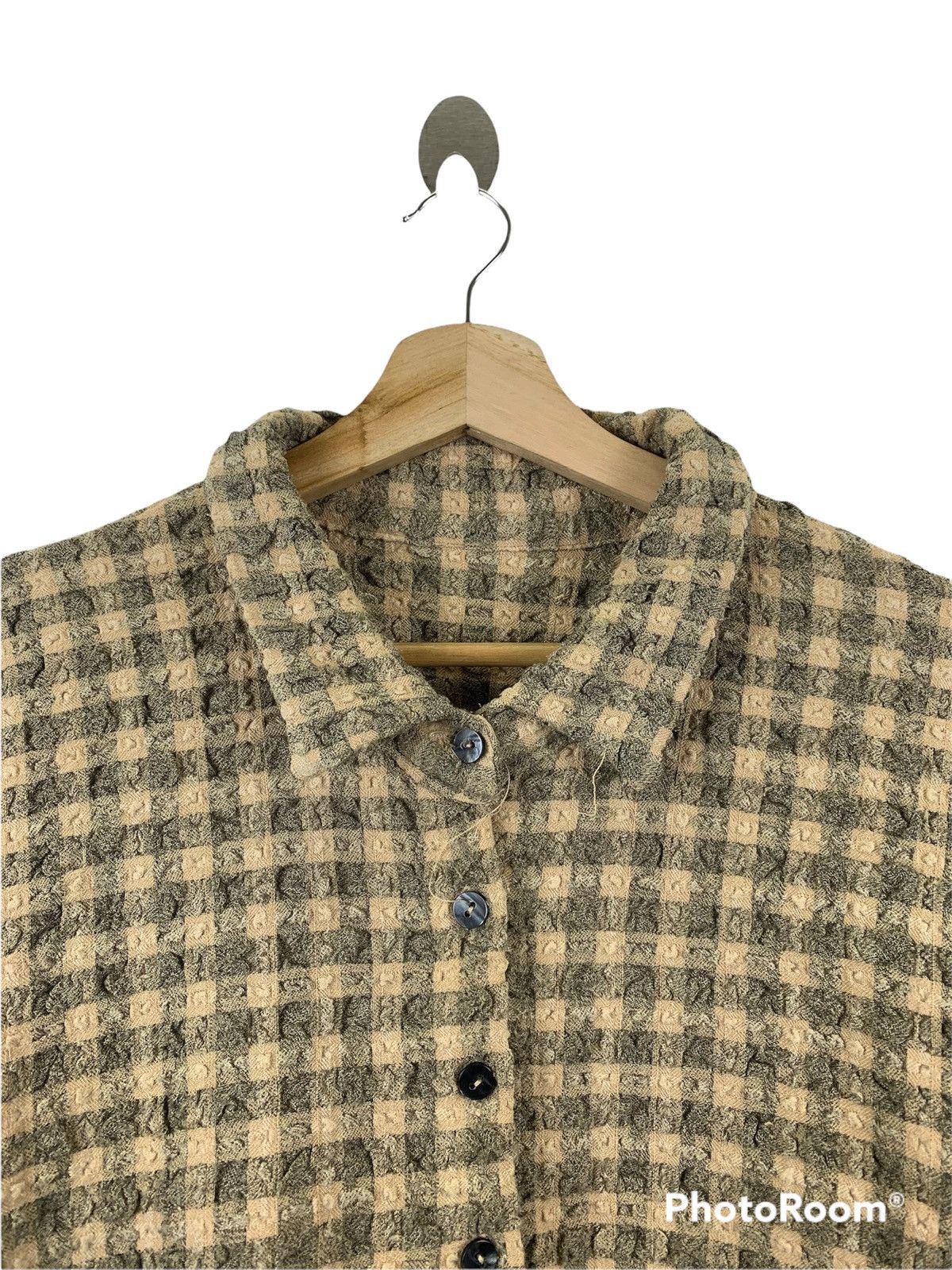 Issey Miyake Issey miyake button plate check jacket Size US M / EU 48-50 / 2 - 6 Thumbnail