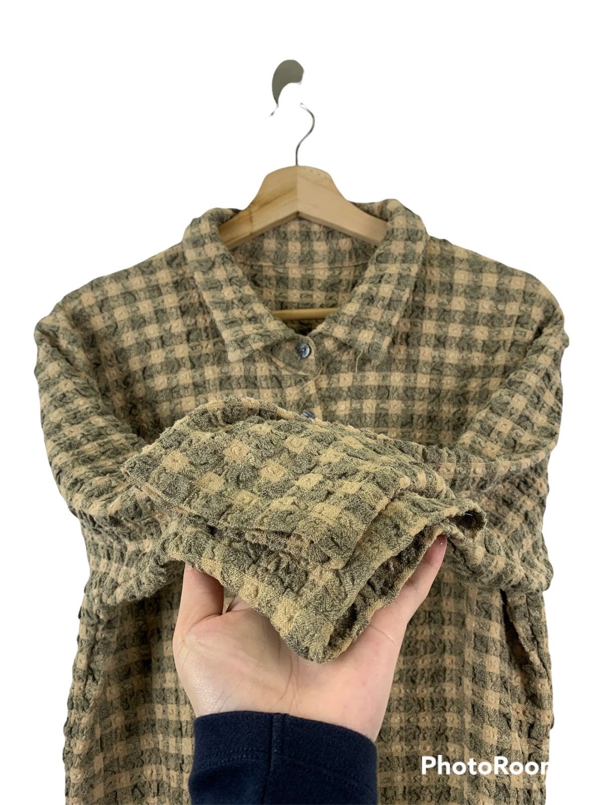 Issey Miyake Issey miyake button plate check jacket Size US M / EU 48-50 / 2 - 8 Thumbnail