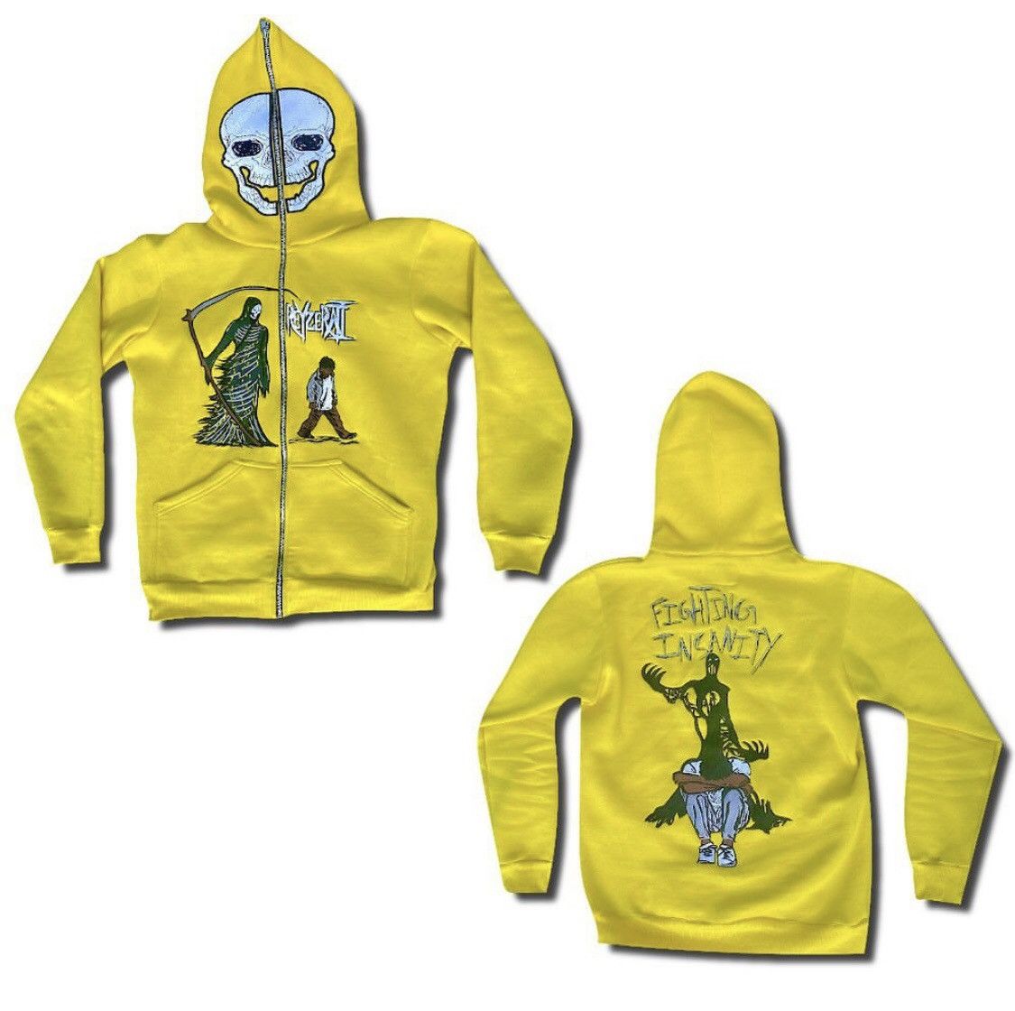 Reyzerati (Fighting Insanity) Full Zip Hoodie