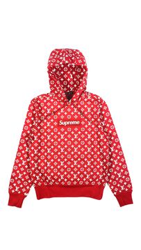 Supreme Louis Vuitton LV Box Logo Hoodie Hooded Sweatshirt Sz XL