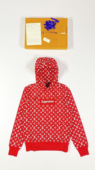 Supreme box logo hoodie on sale lv