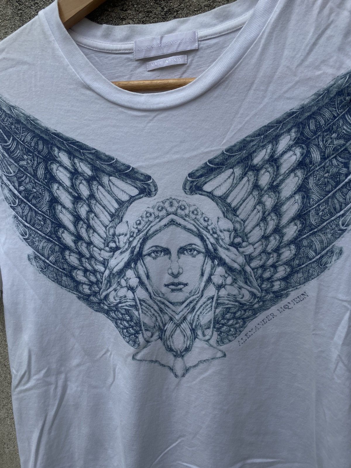 Alexander McQueen Alexandr McQueen Angel T-shirt Size XS / US 0-2 / IT 36-38 - 2 Thumbnail