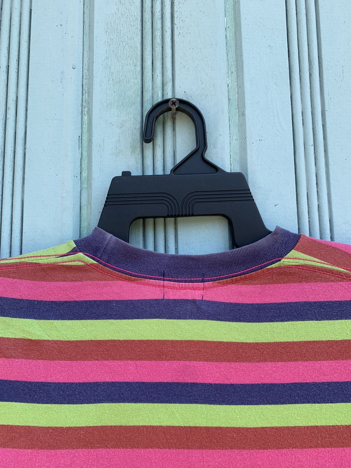 Bape One Point Striped Tee Size US XL / EU 56 / 4 - 14 Thumbnail