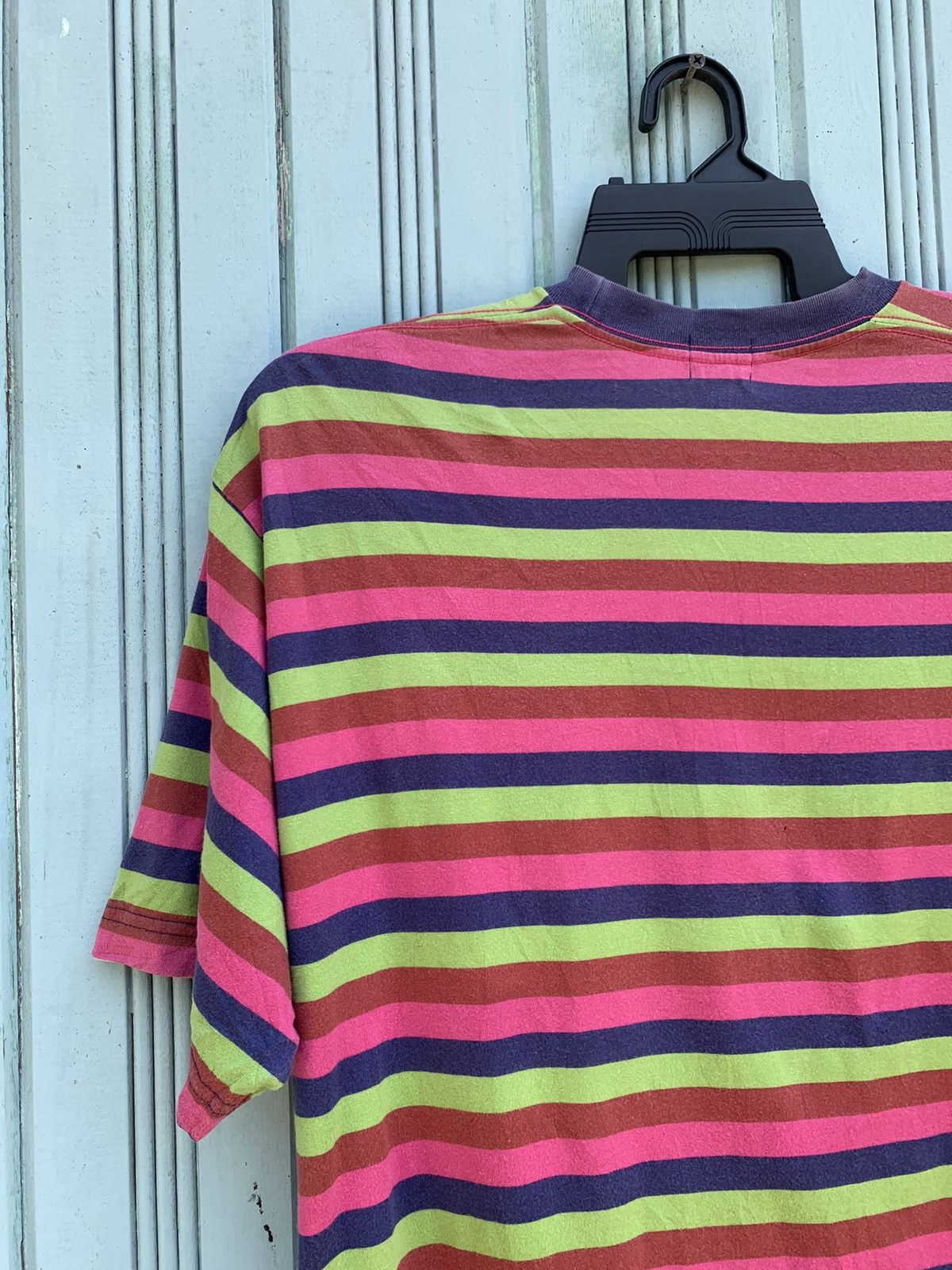 Bape One Point Striped Tee Size US XL / EU 56 / 4 - 13 Thumbnail