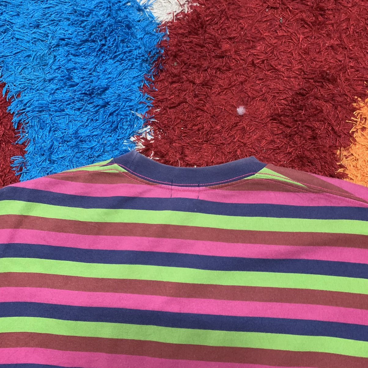 Bape One Point Striped Tee Size US XL / EU 56 / 4 - 22 Thumbnail