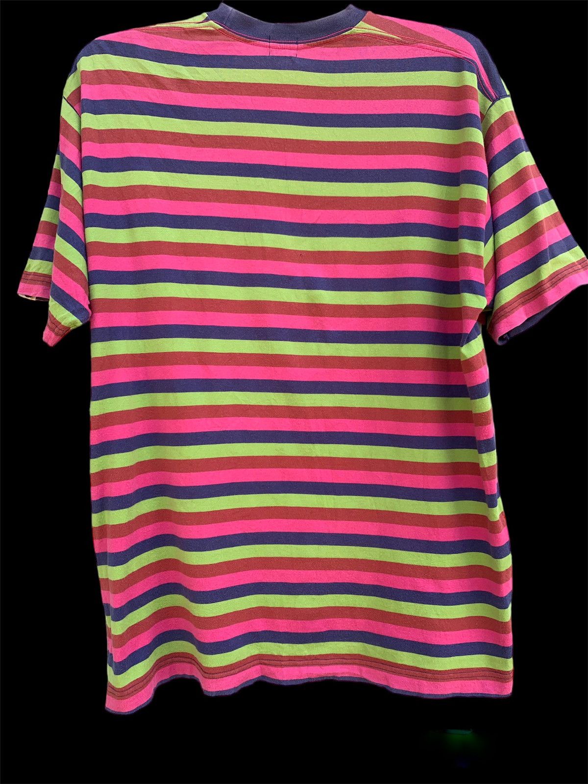 Bape One Point Striped Tee Size US XL / EU 56 / 4 - 5 Thumbnail