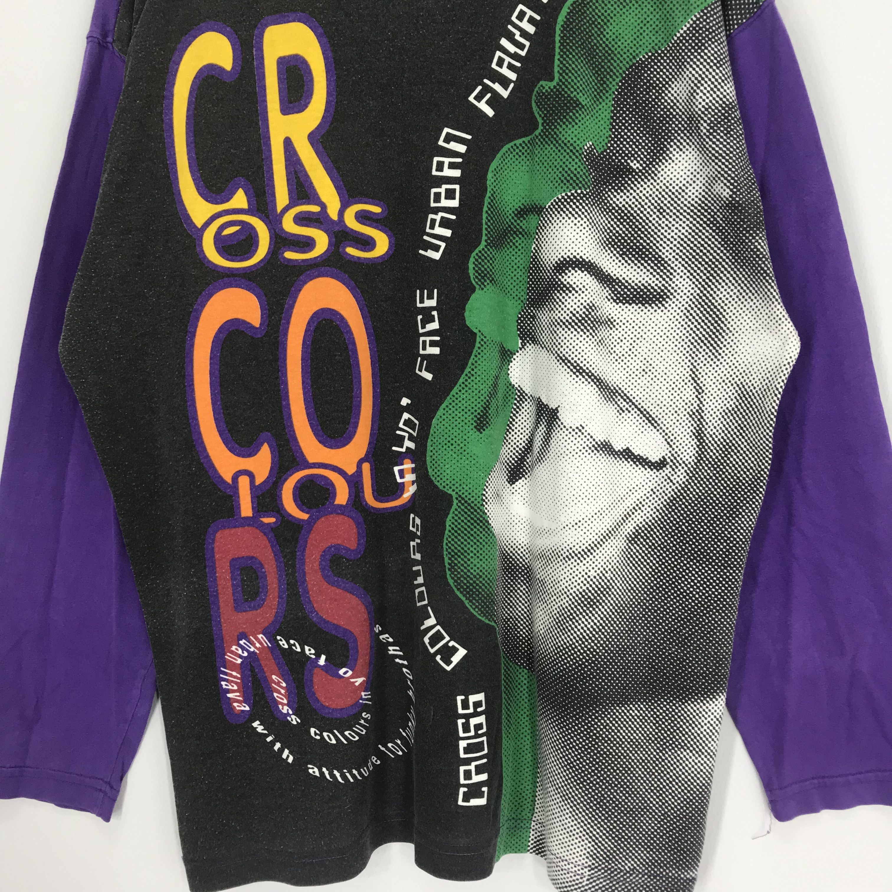 Cross Colours 90s Cross Colours “Ya Dig” In Yo Face Urban Flava Hip Hop Size US XL / EU 56 / 4 - 4 Thumbnail