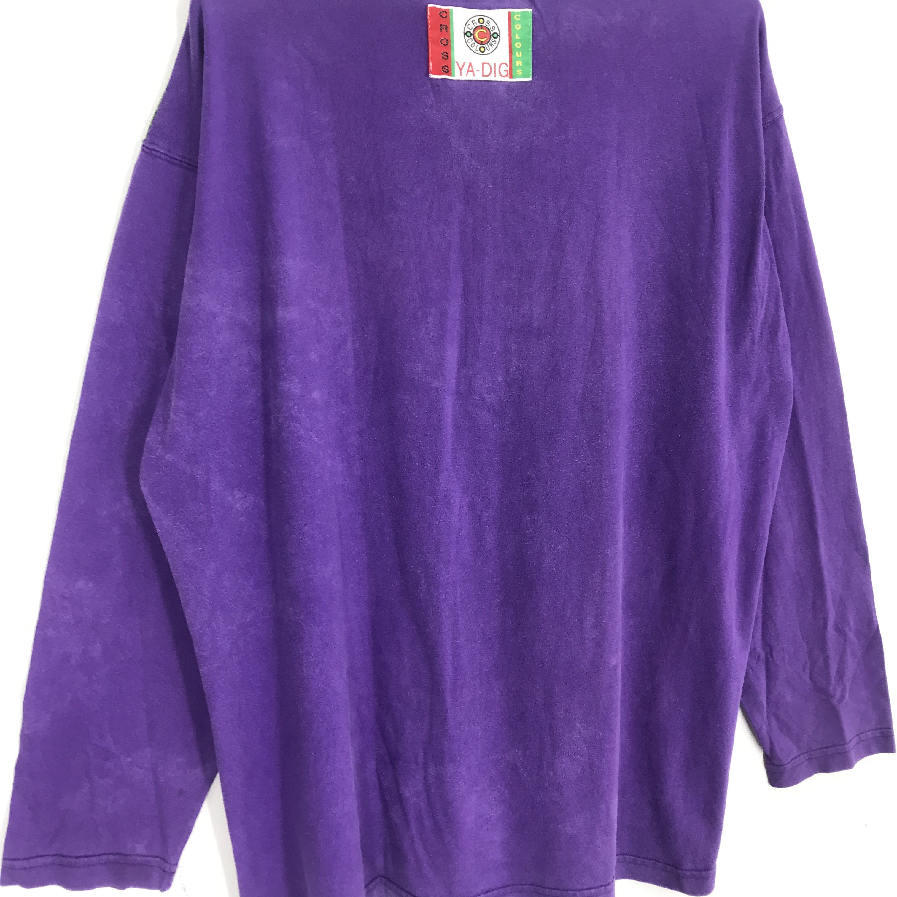 Cross Colours 90s Cross Colours “Ya Dig” In Yo Face Urban Flava Hip Hop Size US XL / EU 56 / 4 - 7 Thumbnail