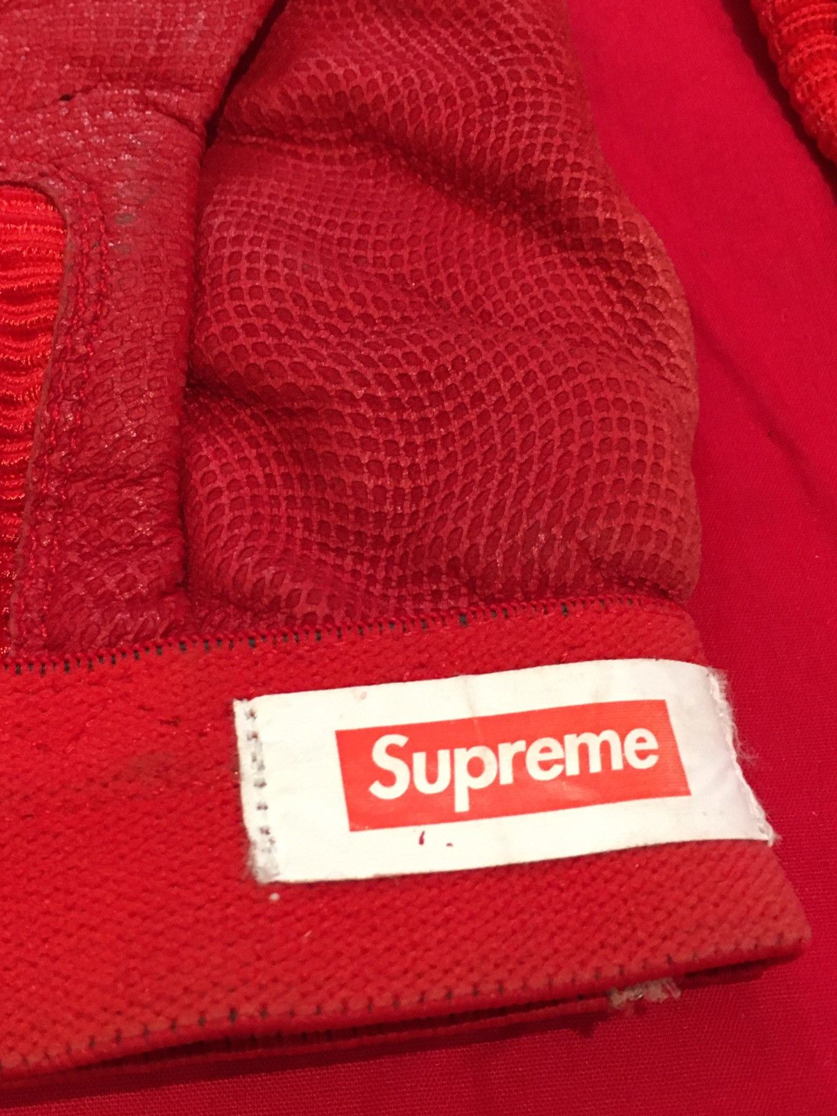 Supreme Supreme Franklin Batting Gloves Red Medium Size ONE SIZE - 4 Thumbnail