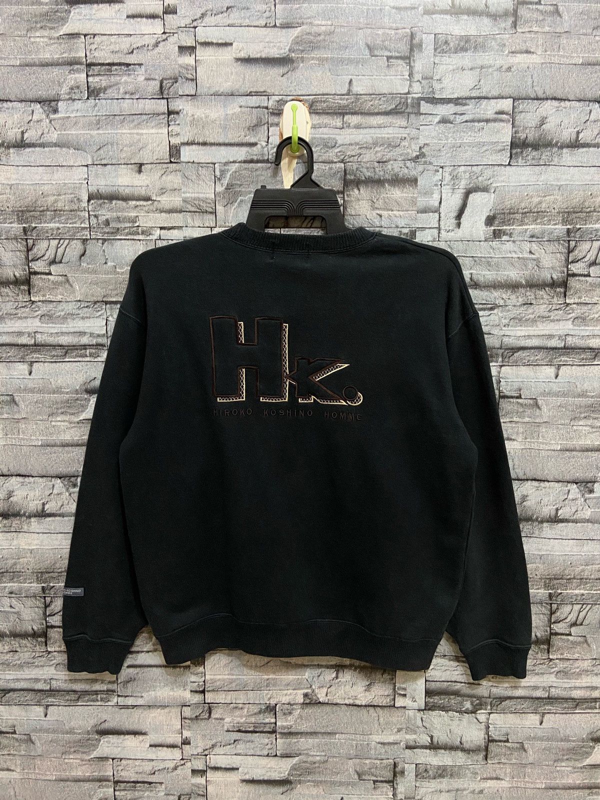 Hiroko Koshino Homme Vintage Hiroko Koshino sweatshirt spell out embroidered Size US M / EU 48-50 / 2 - 2 Thumbnail