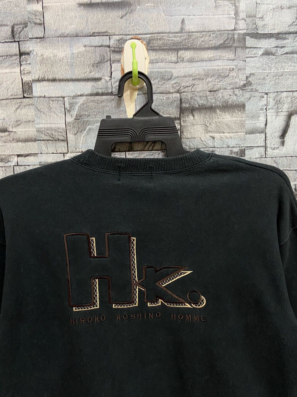 Hiroko Koshino Homme Vintage Hiroko Koshino sweatshirt spell out embroidered Size US M / EU 48-50 / 2 - 3 Thumbnail