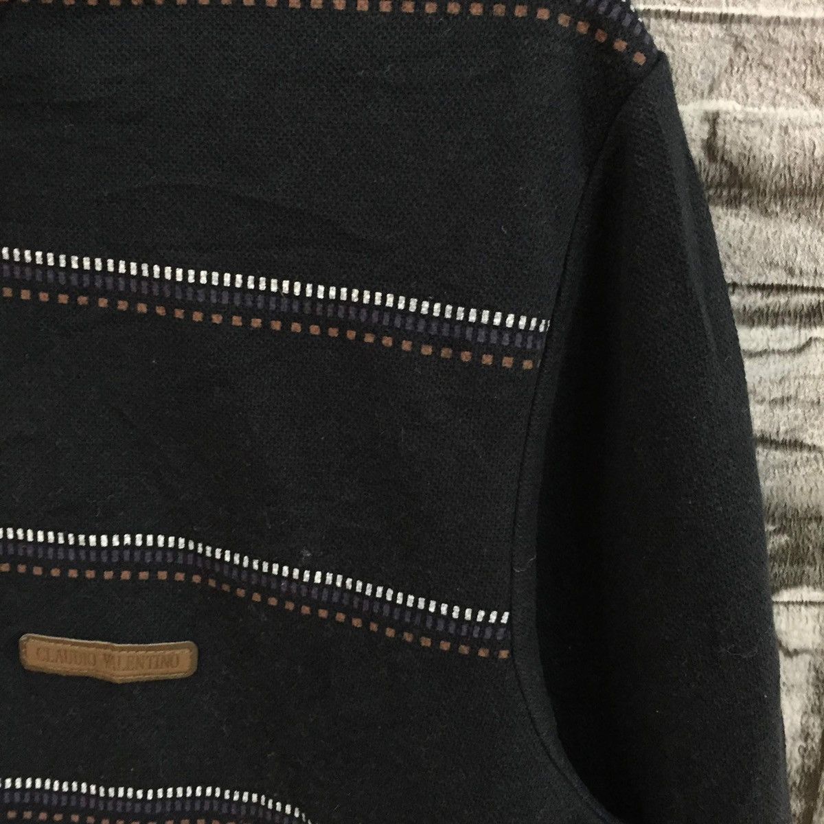 Valentino Vintage Claudio Valentino Paris sweatshirt stripe size L Size US L / EU 52-54 / 3 - 5 Thumbnail