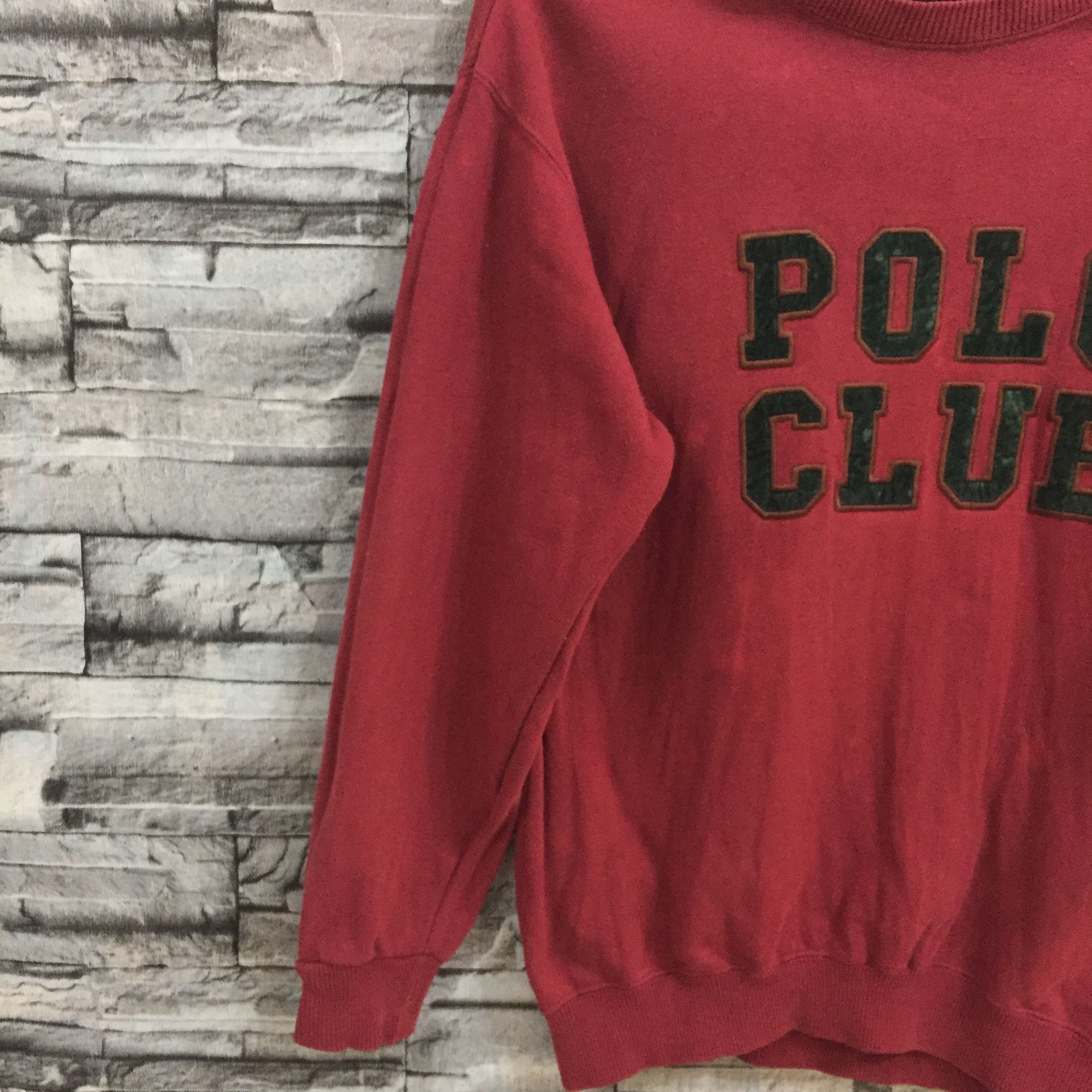 Japanese Brand Vintage POLO CLUB sweatshirt embroidered spell out Size US L / EU 52-54 / 3 - 2 Thumbnail