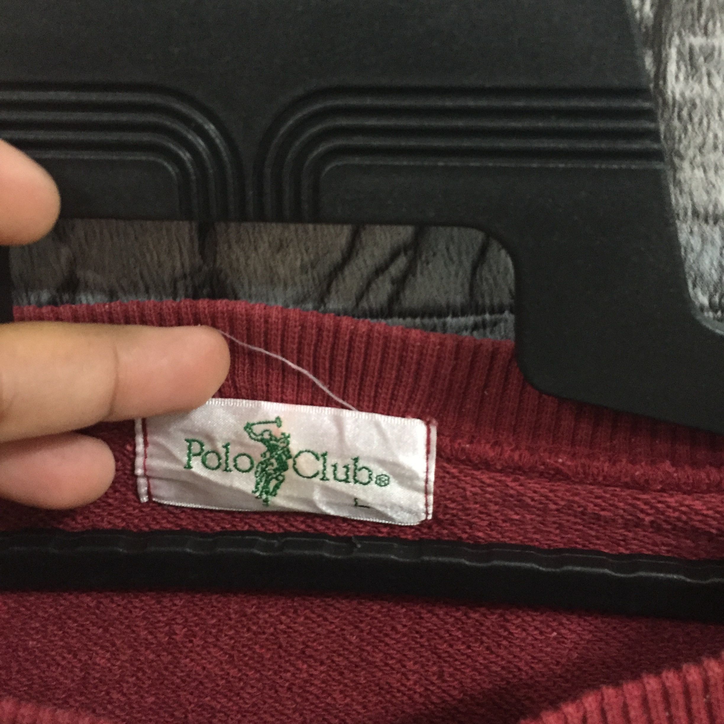 Japanese Brand Vintage POLO CLUB sweatshirt embroidered spell out Size US L / EU 52-54 / 3 - 5 Thumbnail