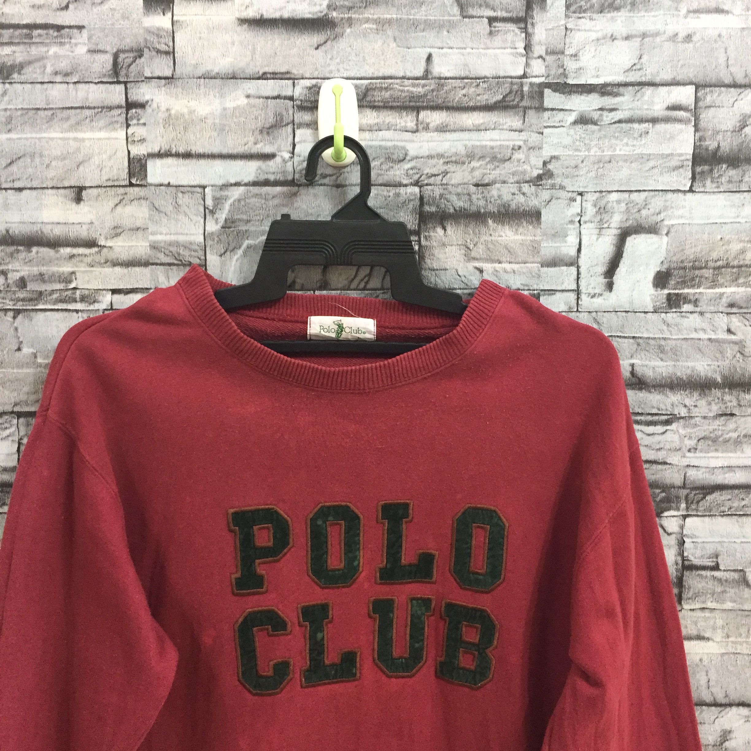 Japanese Brand Vintage POLO CLUB sweatshirt embroidered spell out Size US L / EU 52-54 / 3 - 4 Thumbnail
