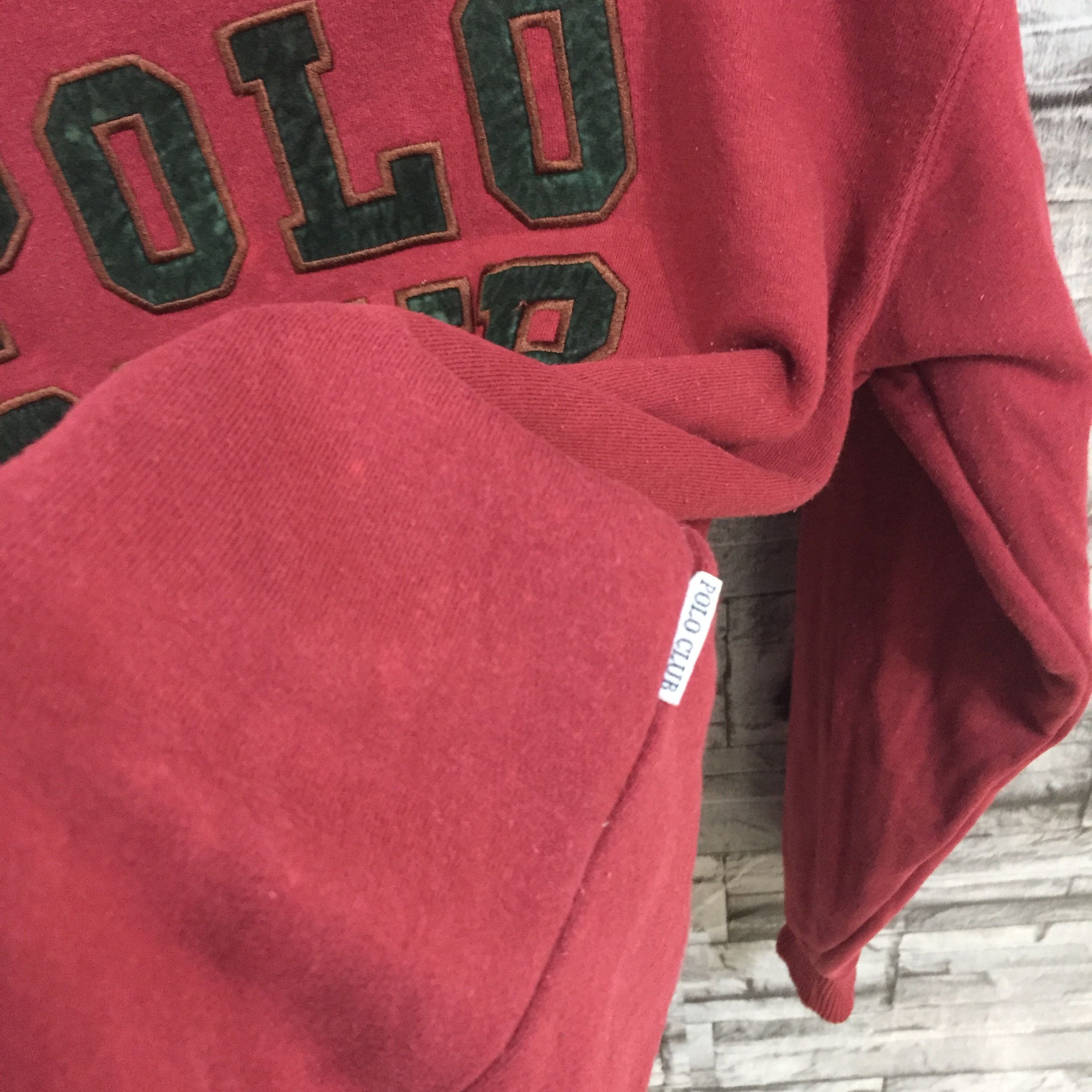 Japanese Brand Vintage POLO CLUB sweatshirt embroidered spell out Size US L / EU 52-54 / 3 - 6 Thumbnail