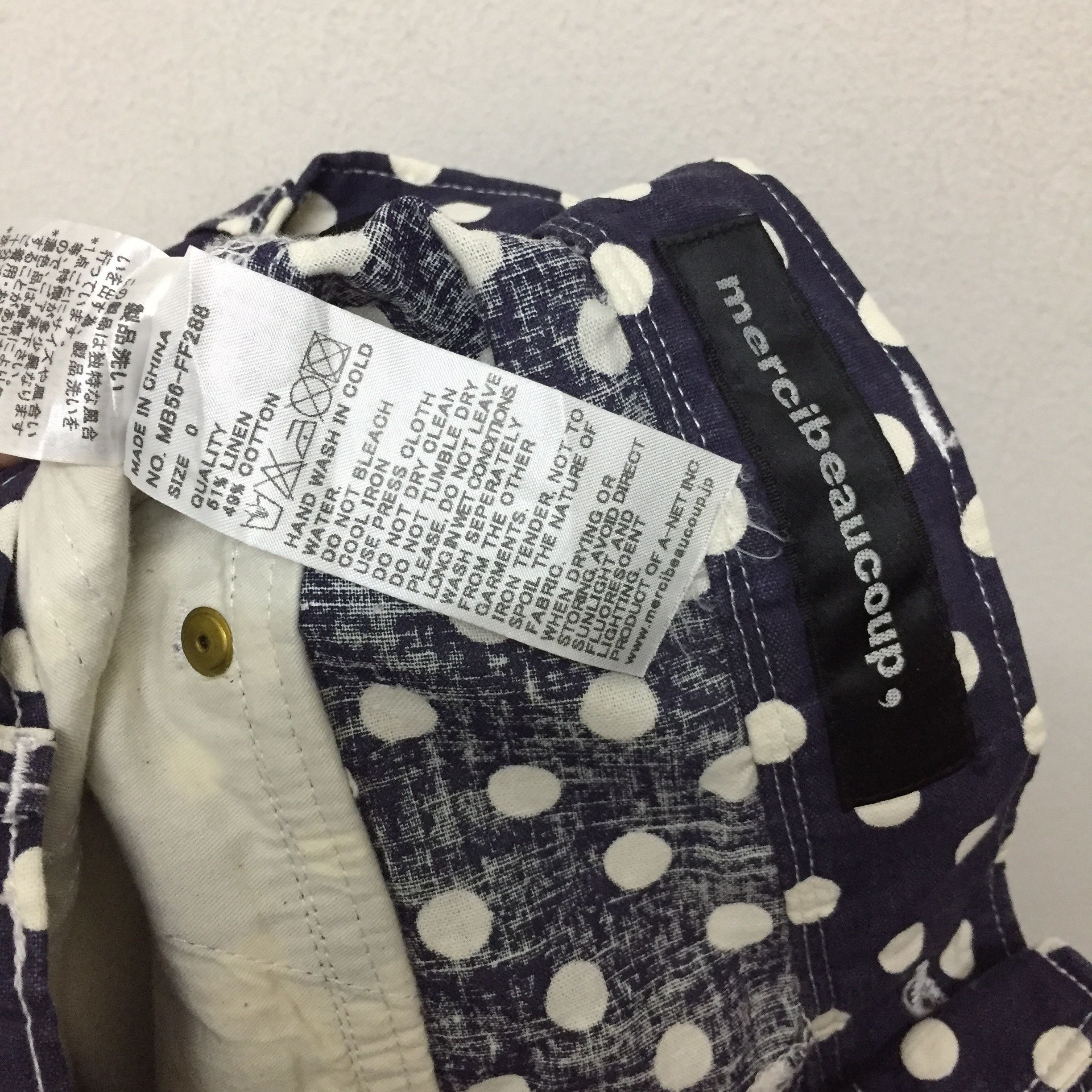 Ne-Net Mercibeaucoup issey miyake polka dot Drop crotch sarouel Size US 29 - 8 Thumbnail