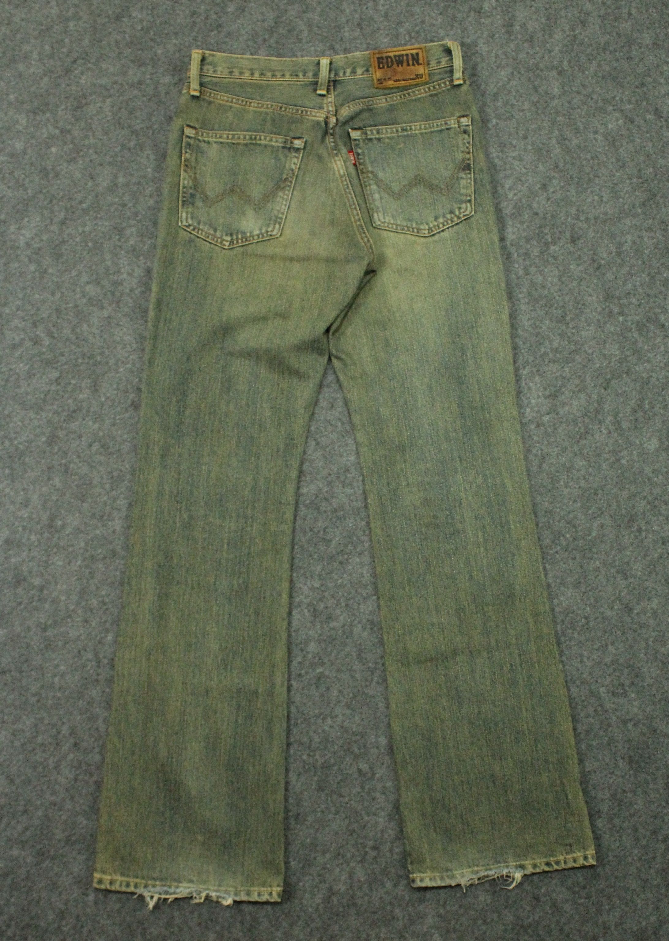 Edwin Flared Mud Washed EDWIN Bootcut Flared Denim Jeans XV441 Size US 28 / EU 44 - 16 Thumbnail
