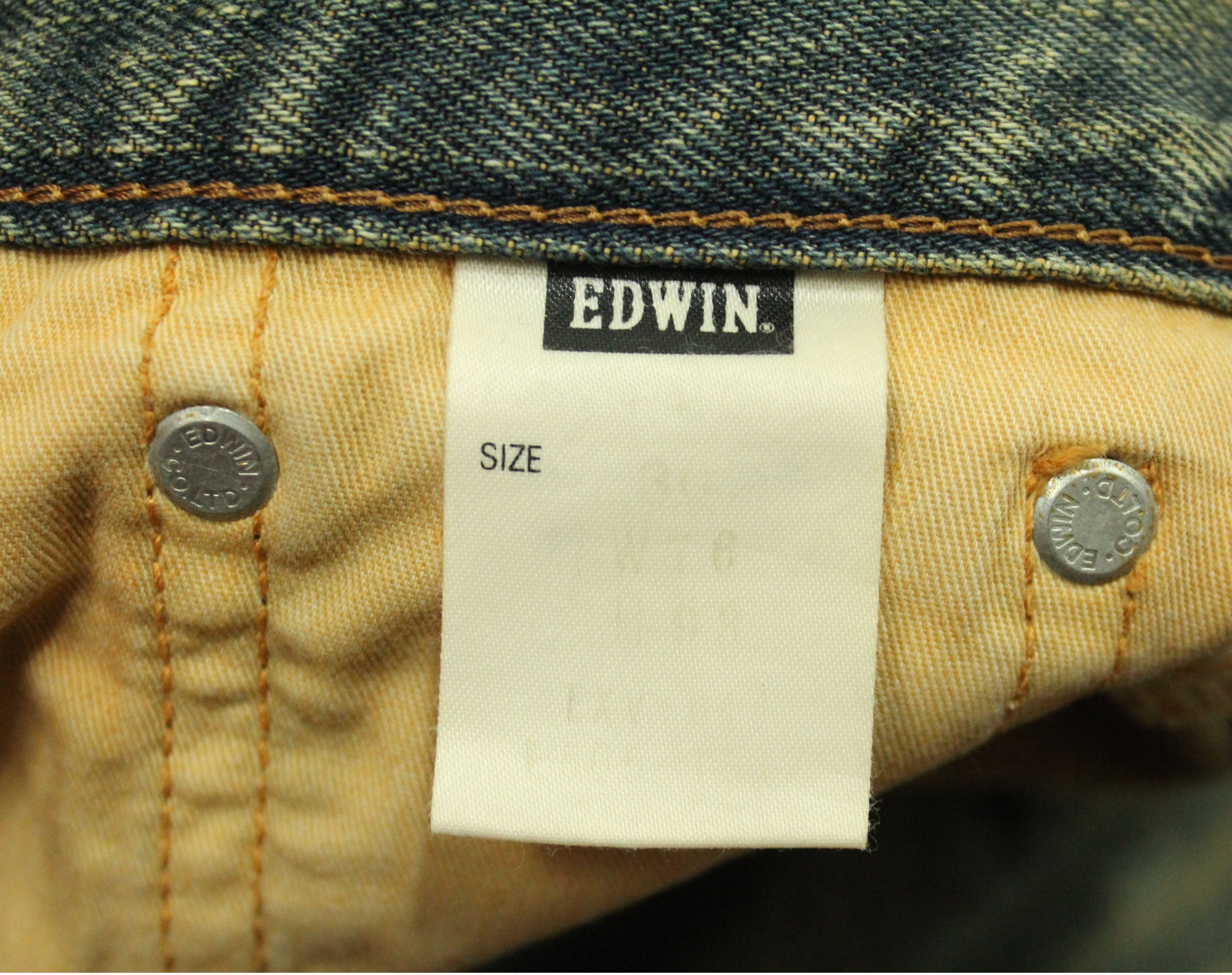 Edwin Flared Mud Washed EDWIN Bootcut Flared Denim Jeans XV441 Size US 28 / EU 44 - 18 Thumbnail