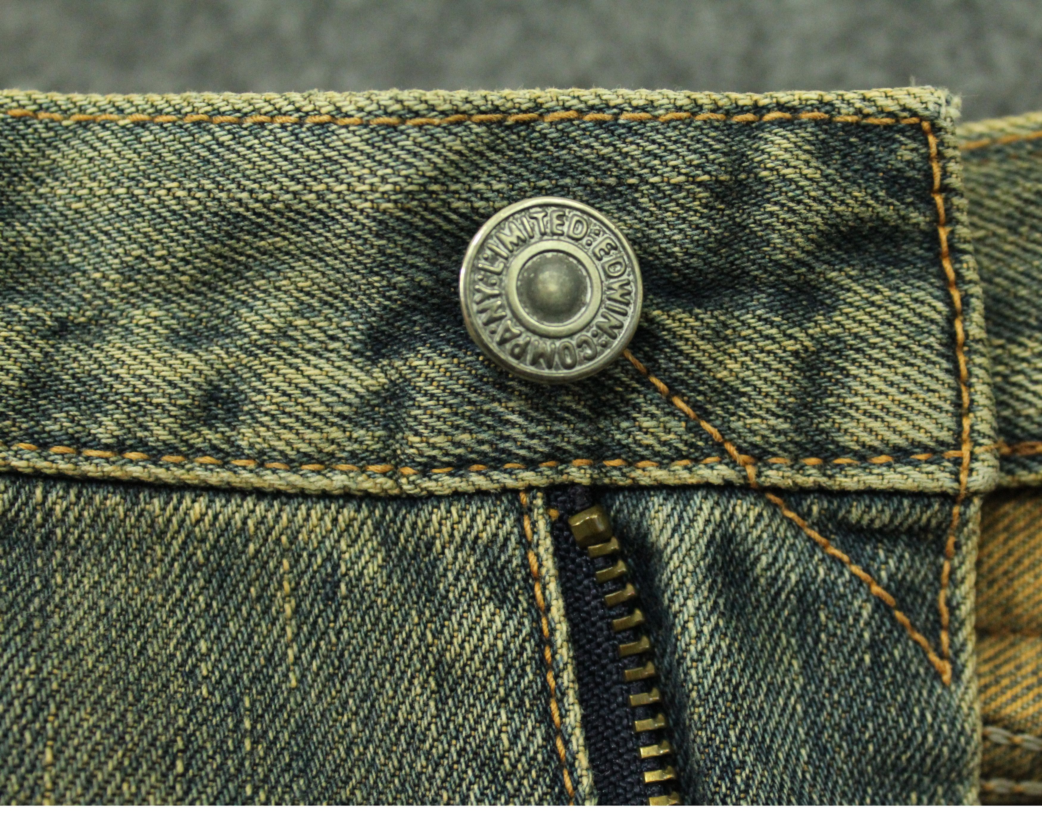 Edwin Flared Mud Washed EDWIN Bootcut Flared Denim Jeans XV441 Size US 28 / EU 44 - 20 Thumbnail