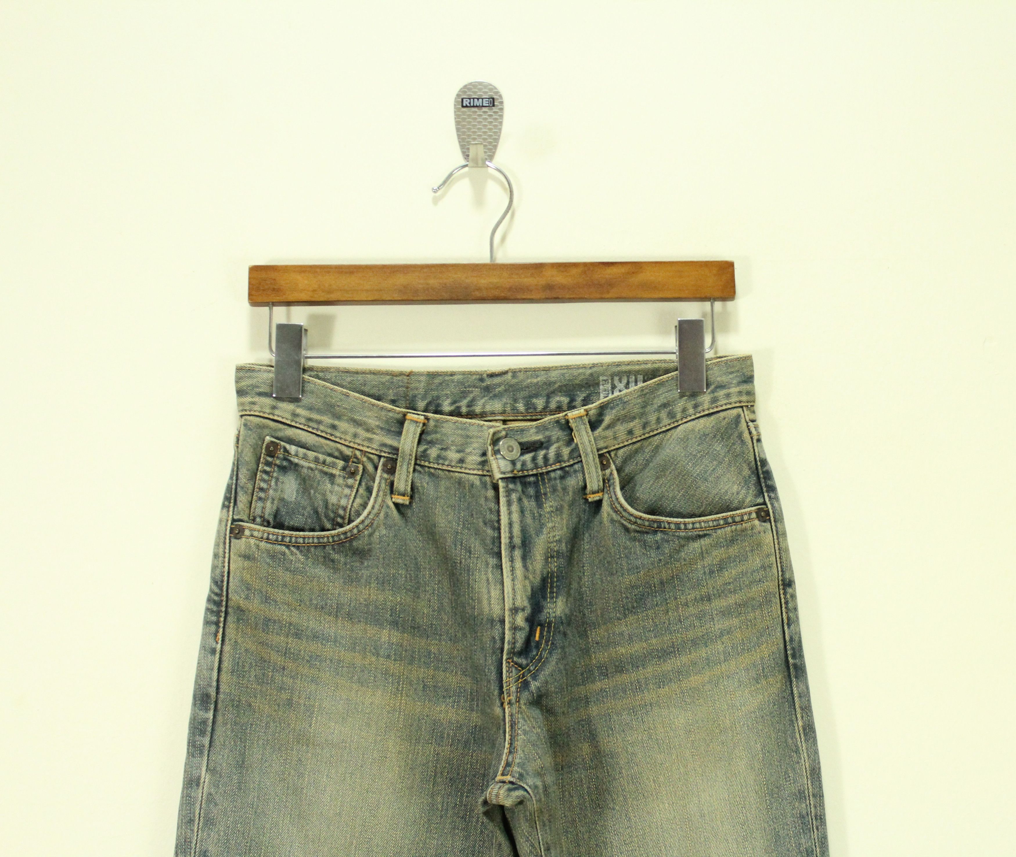 Edwin Flared Mud Washed EDWIN Bootcut Flared Denim Jeans XV441 Size US 28 / EU 44 - 4 Thumbnail