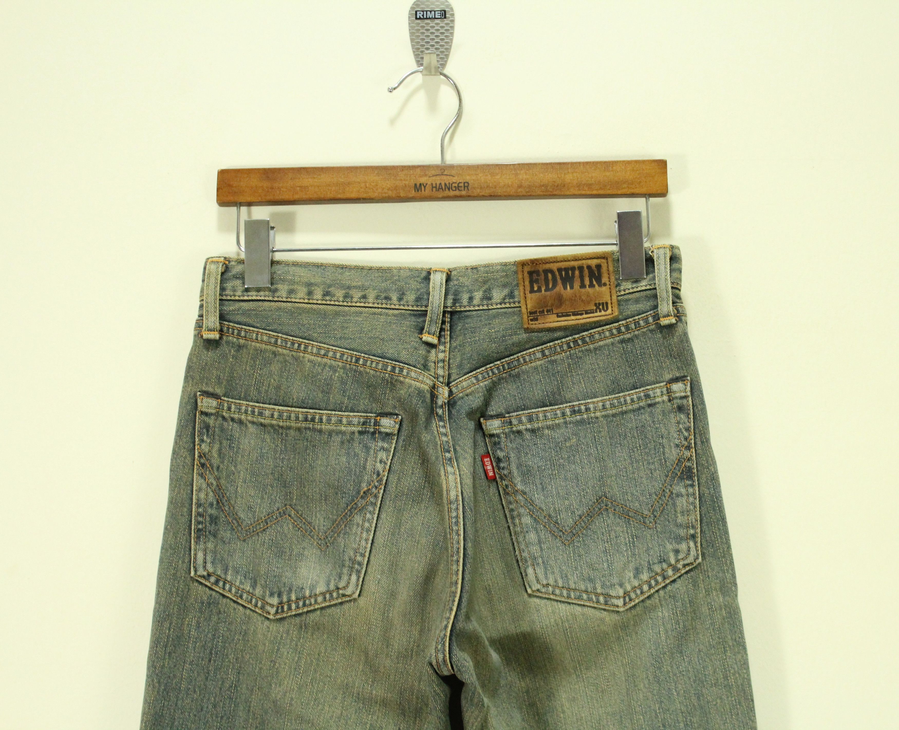 Edwin Flared Mud Washed EDWIN Bootcut Flared Denim Jeans XV441 Size US 28 / EU 44 - 10 Thumbnail