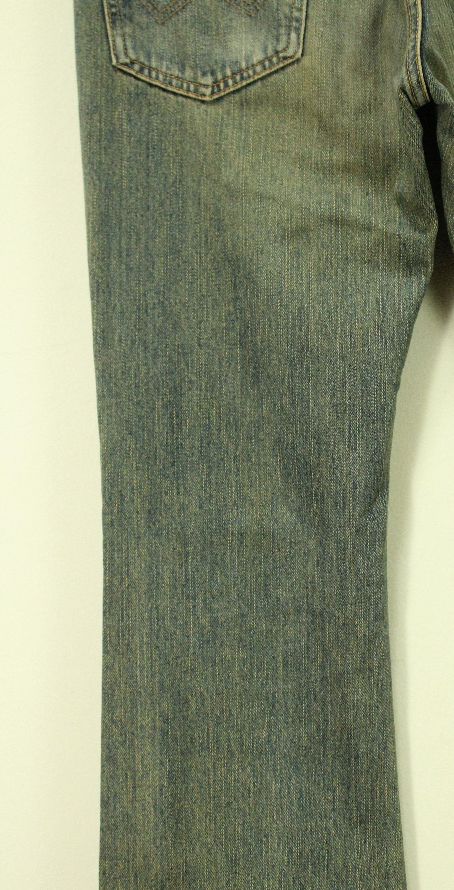 Edwin Flared Mud Washed EDWIN Bootcut Flared Denim Jeans XV441 Size US 28 / EU 44 - 13 Thumbnail