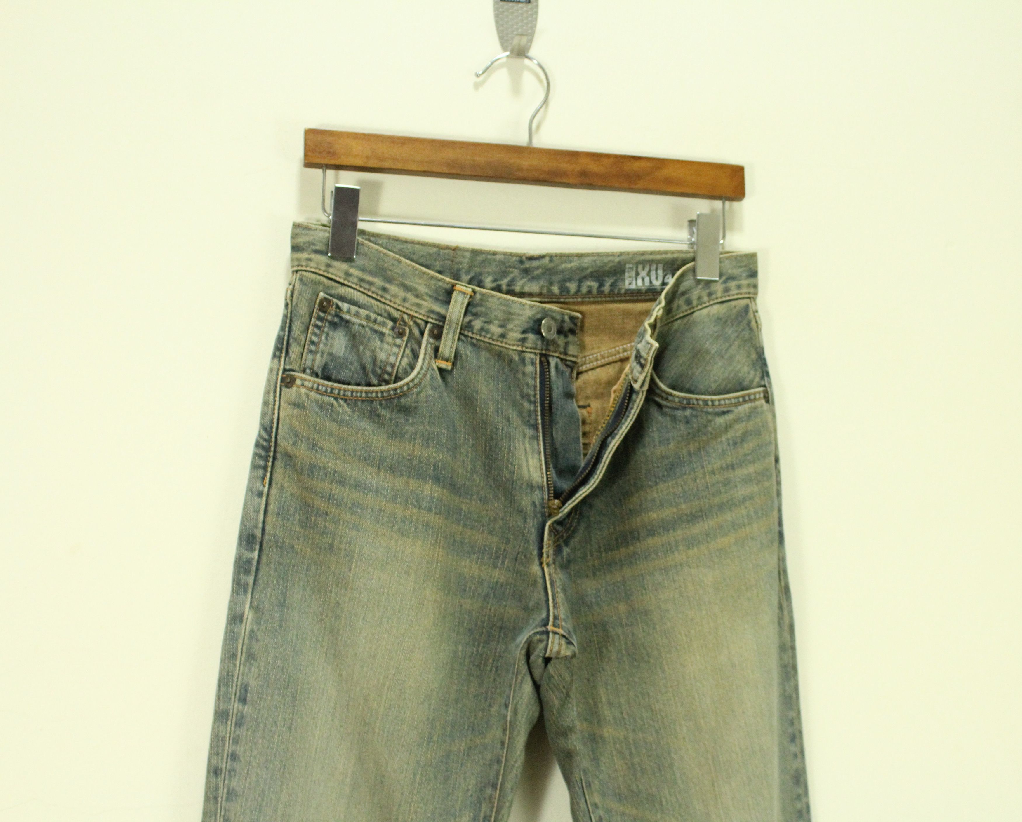 Edwin Flared Mud Washed EDWIN Bootcut Flared Denim Jeans XV441 Size US 28 / EU 44 - 15 Thumbnail