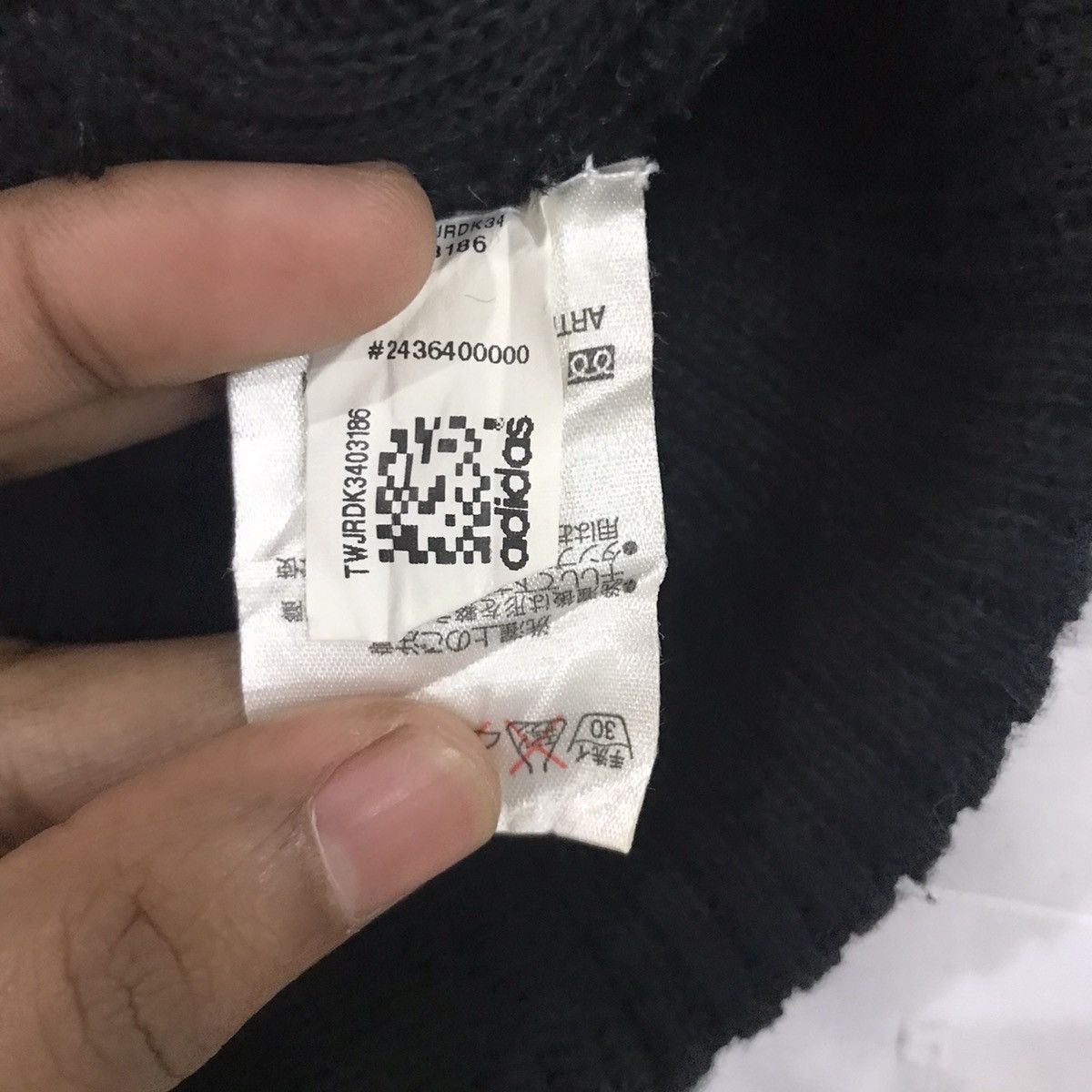 Adidas Adidas Spellout Beanie Hat Size ONE SIZE - 8 Thumbnail
