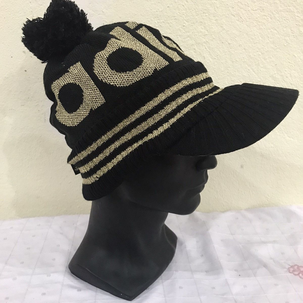 Adidas Adidas Spellout Beanie Hat Size ONE SIZE - 4 Thumbnail
