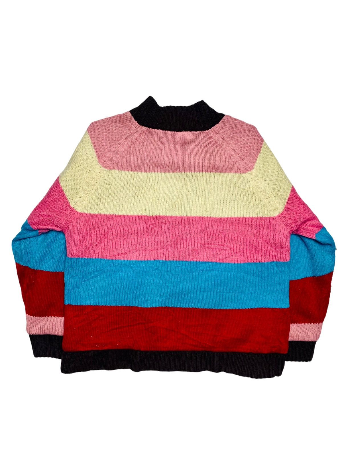 Japanese Brand Vintage Y2K Reversible Knitted & Denim Jacket Size S / US 4 / IT 40 - 3 Thumbnail
