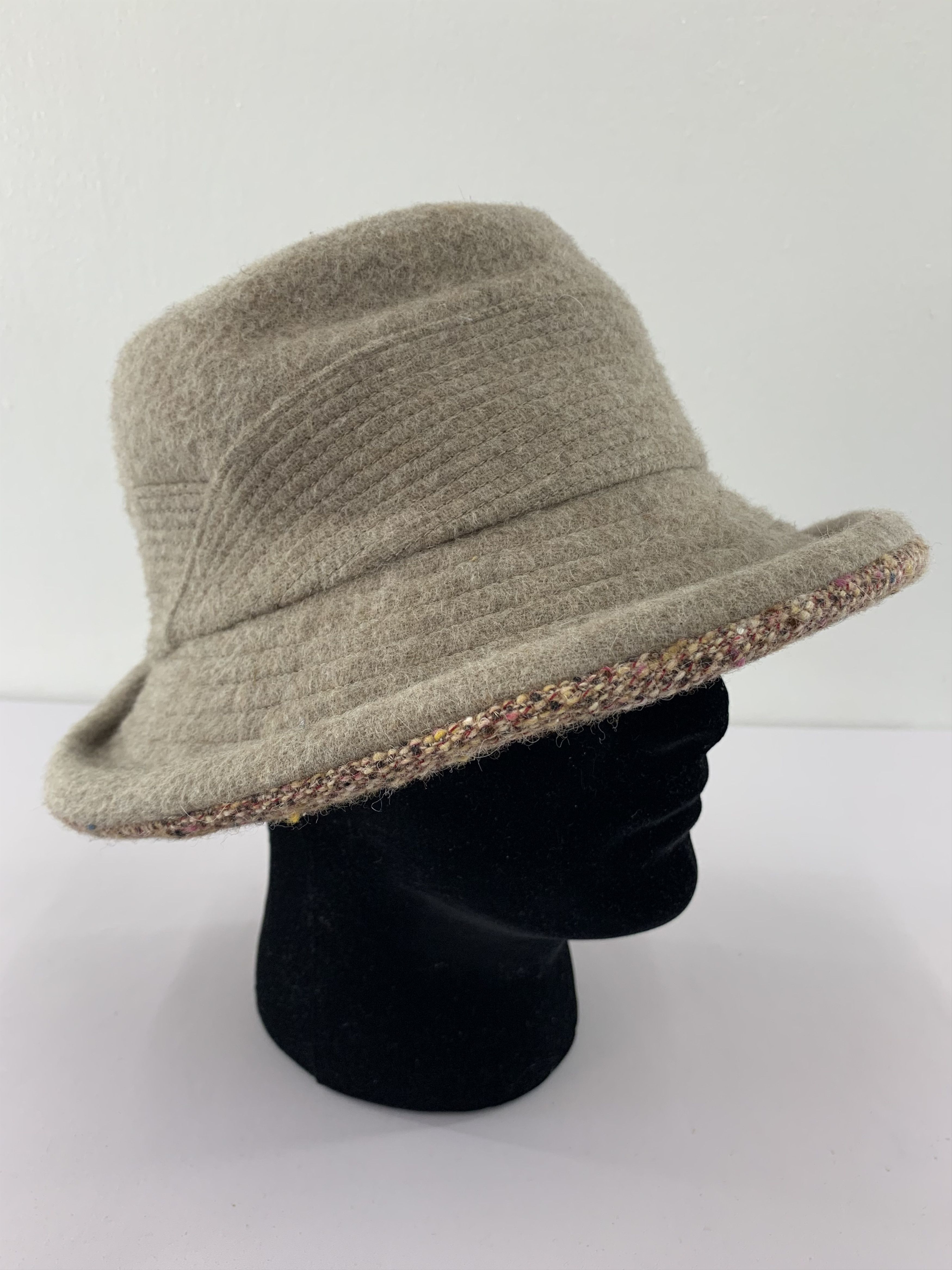 Japanese Brand Lupuy wool bucket hat - SS1097 Size ONE SIZE - 3 Thumbnail