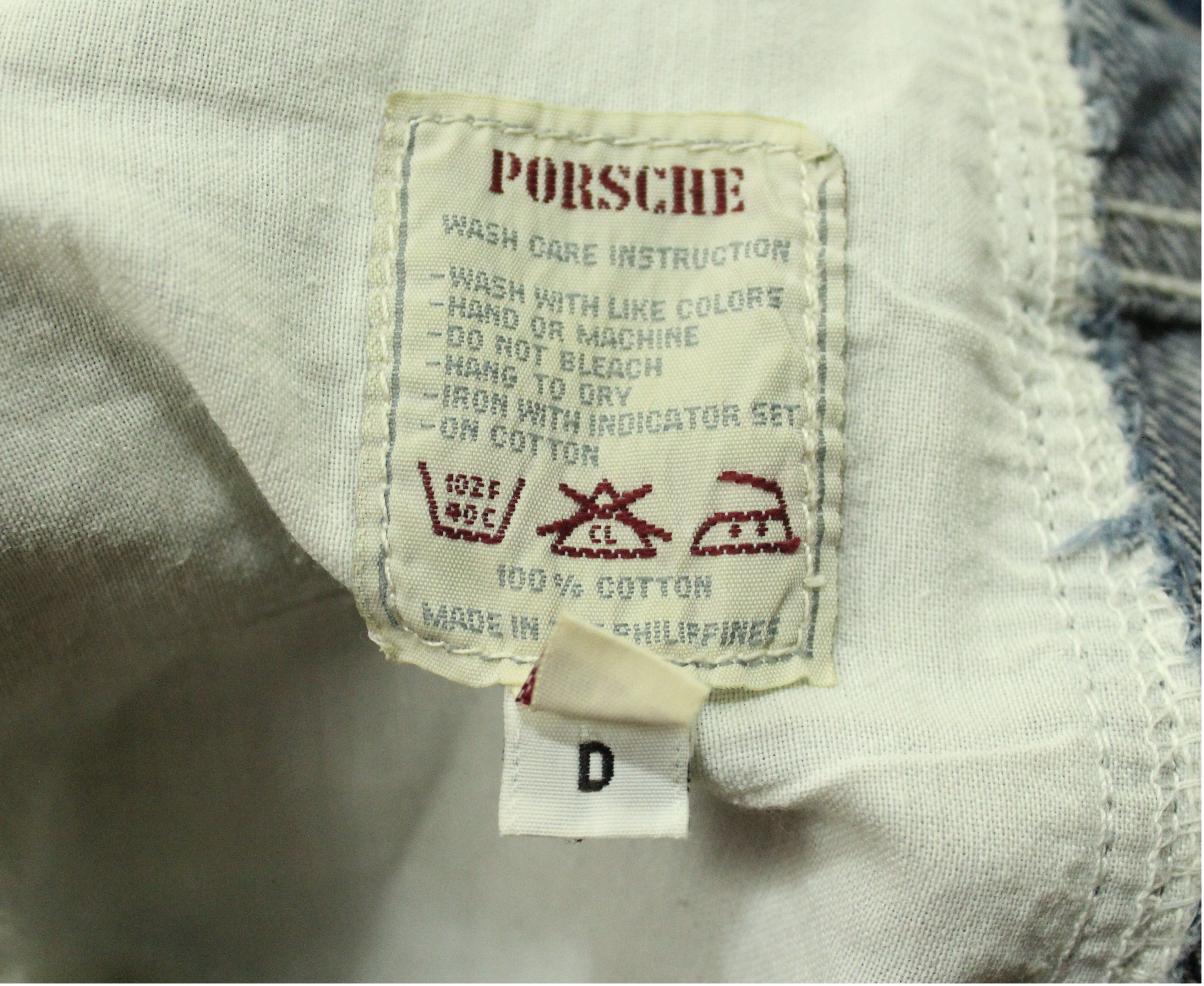 Vintage Vintage PORSCHE DENIM Cargo Bondage Distressed Baggy Size US 36 / EU 52 - 21 Thumbnail