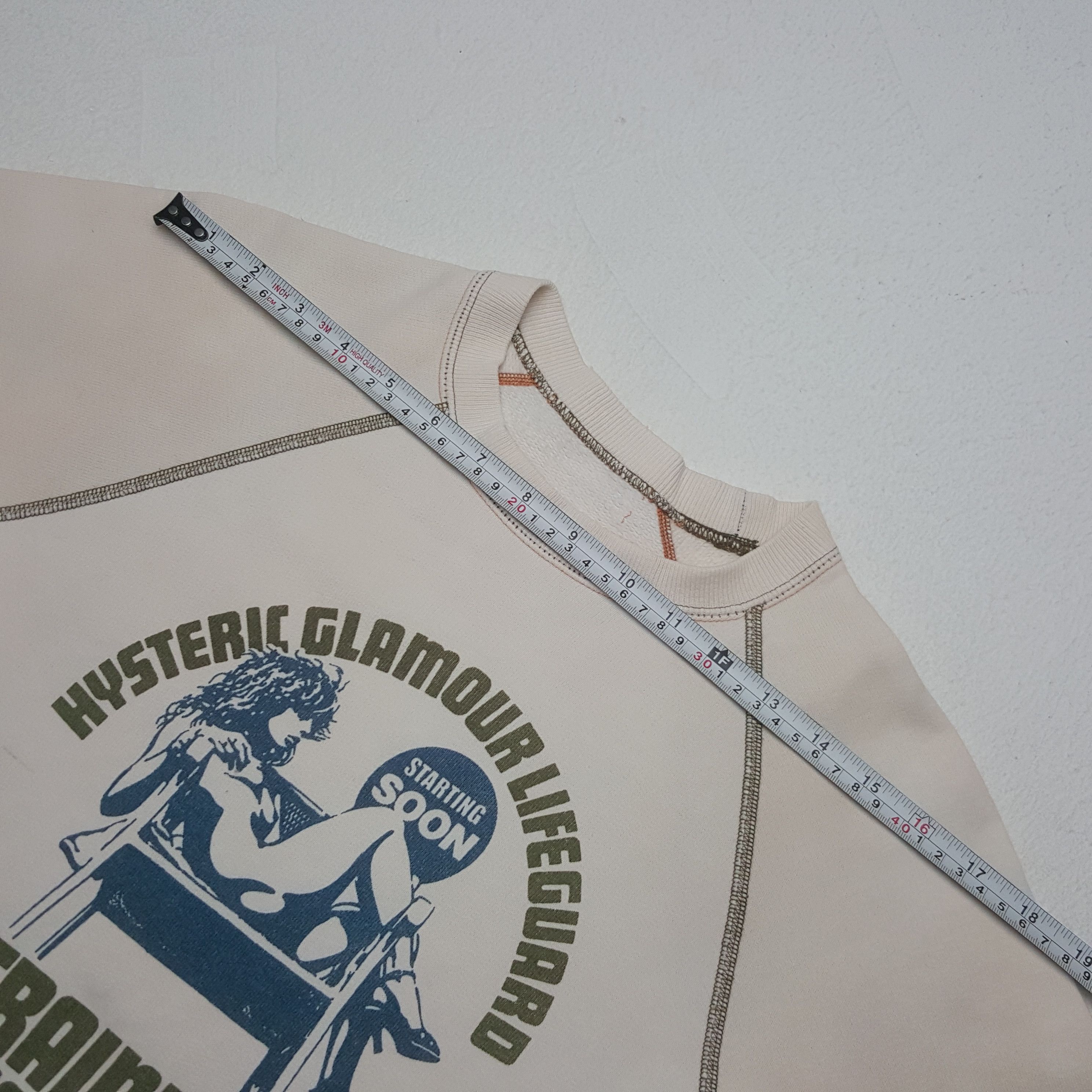 Hysteric Glamour Vintage Hysteric Glamour Japanese Brand Lifeguard Sweatshirt Size US XS / EU 42 / 0 - 5 Thumbnail