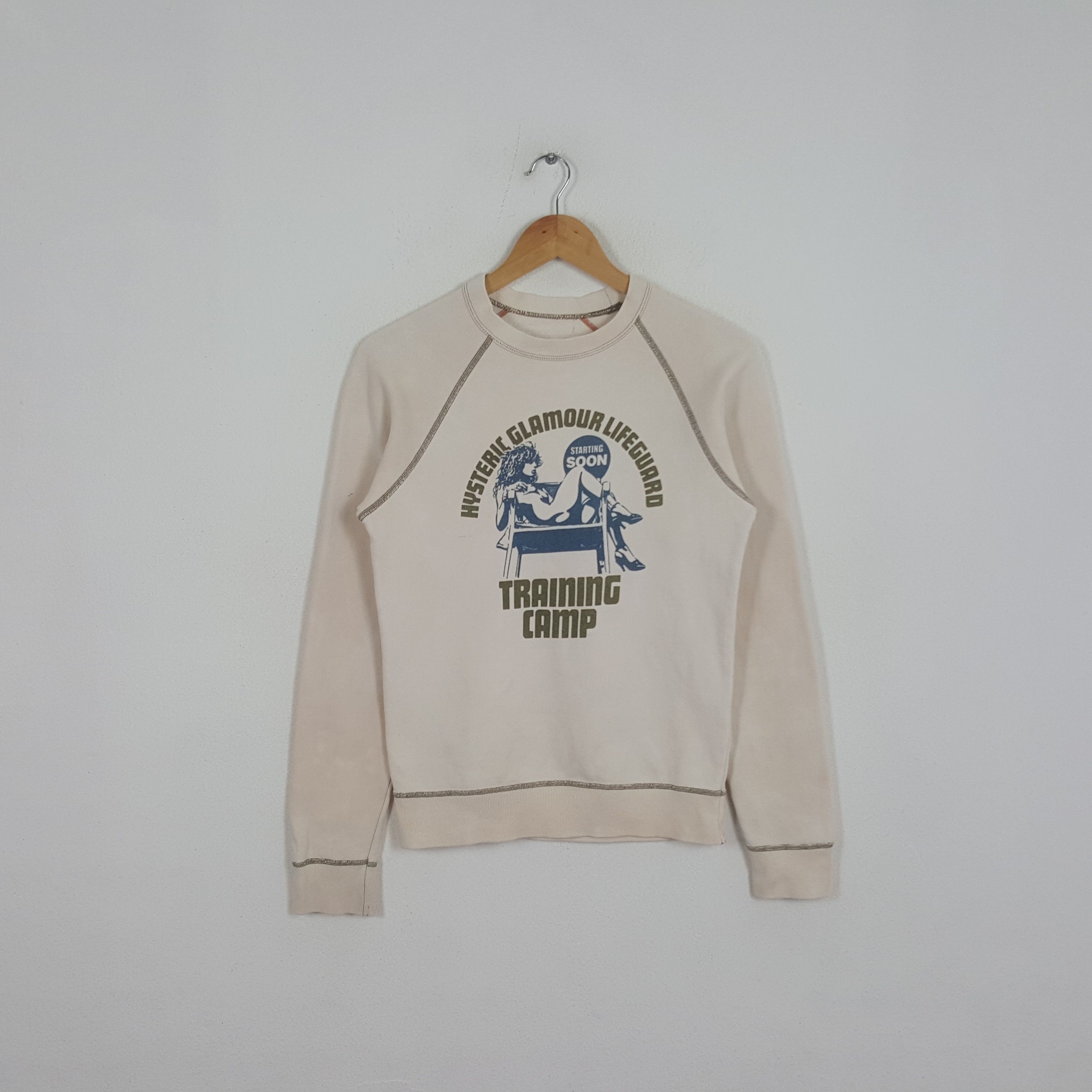 Vintage Hysteric Glamour Japanese Brand Lifeguard Sweatshirt