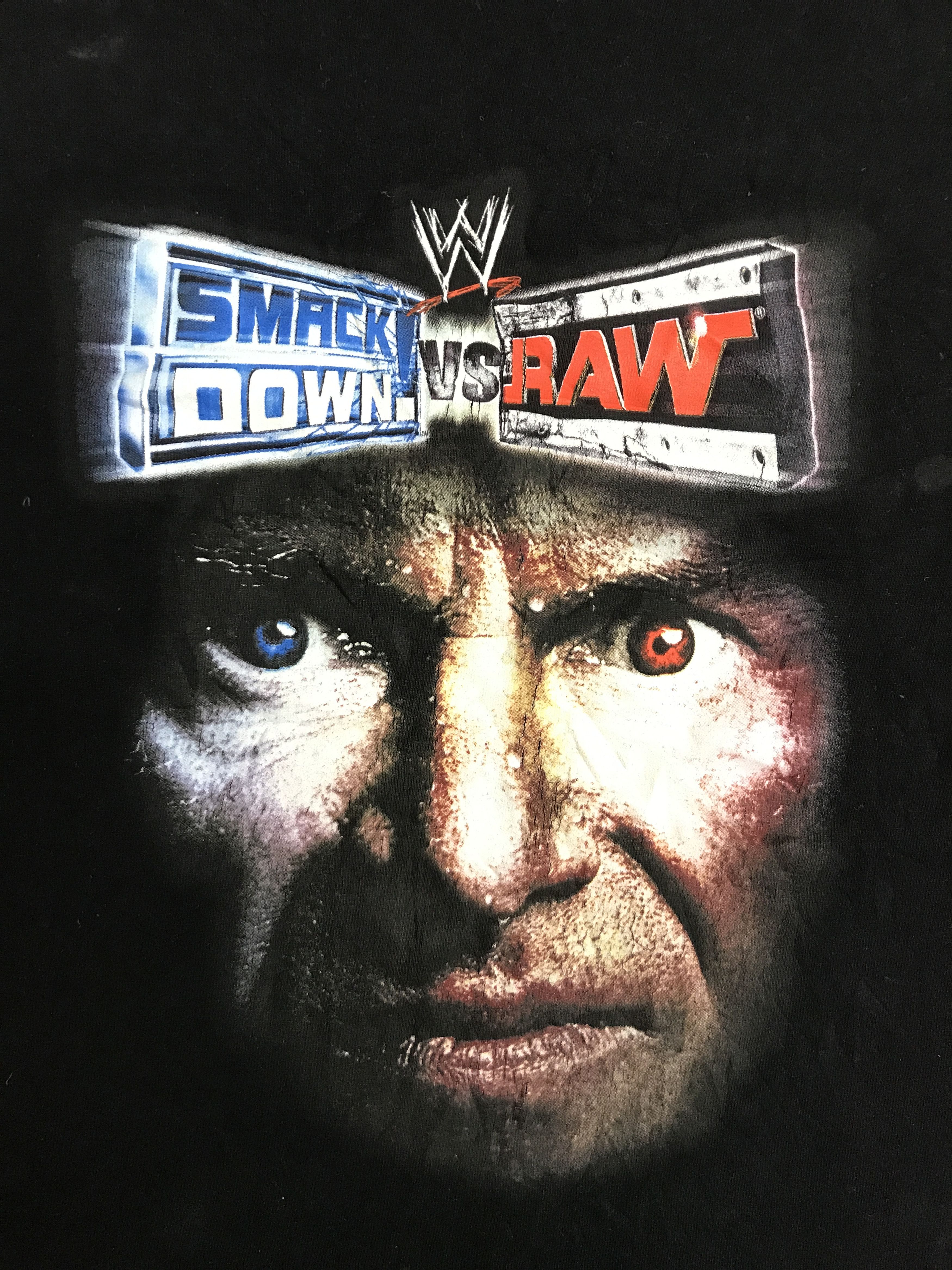 WWE RN21 WWE Wrestling Spell Out Shirt Size US S / EU 44-46 / 1 - 2 Thumbnail