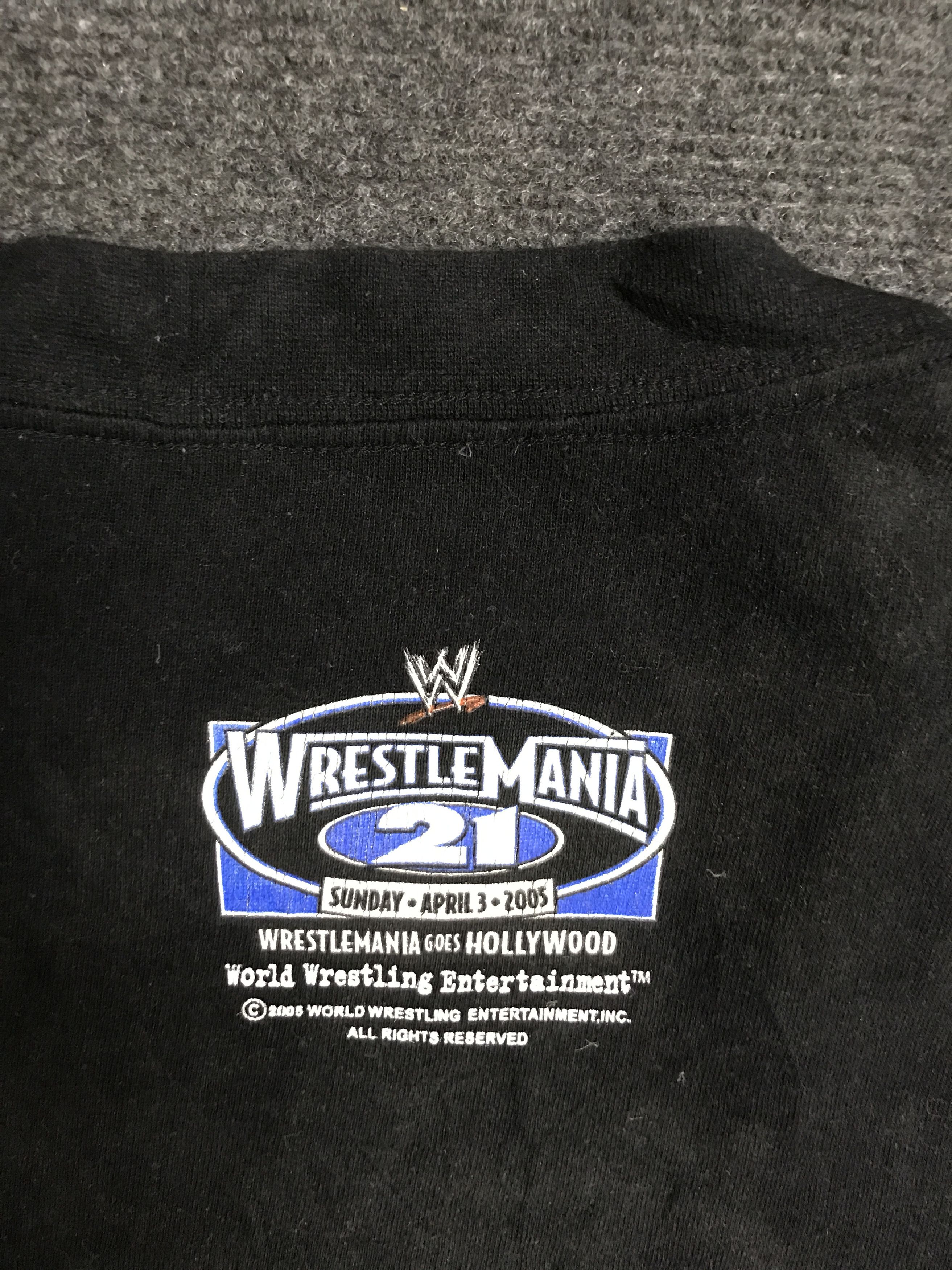 WWE RN21 WWE Wrestling Spell Out Shirt Size US S / EU 44-46 / 1 - 8 Thumbnail