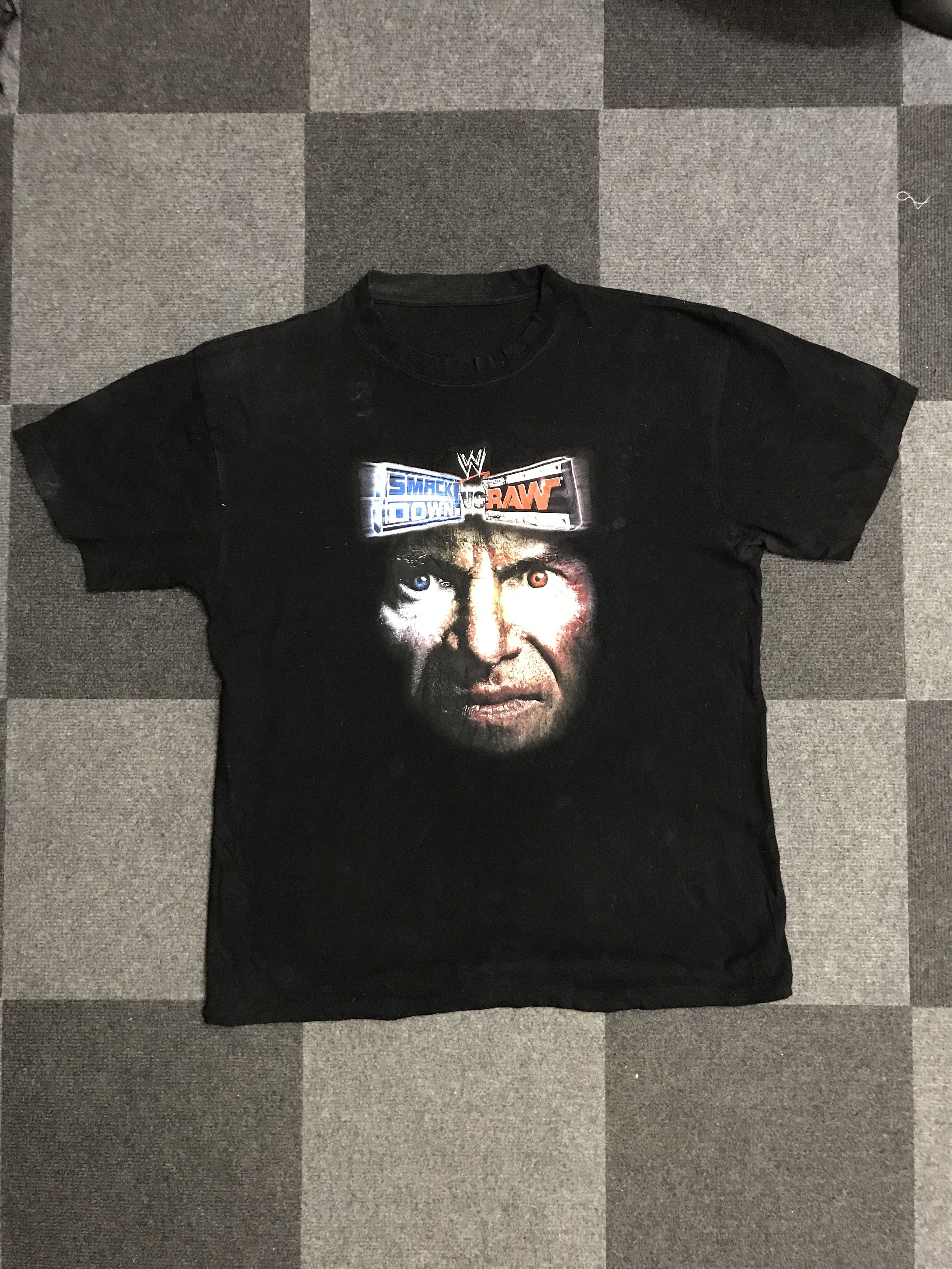 WWE RN21 WWE Wrestling Spell Out Shirt Size US S / EU 44-46 / 1 - 1 Thumbnail